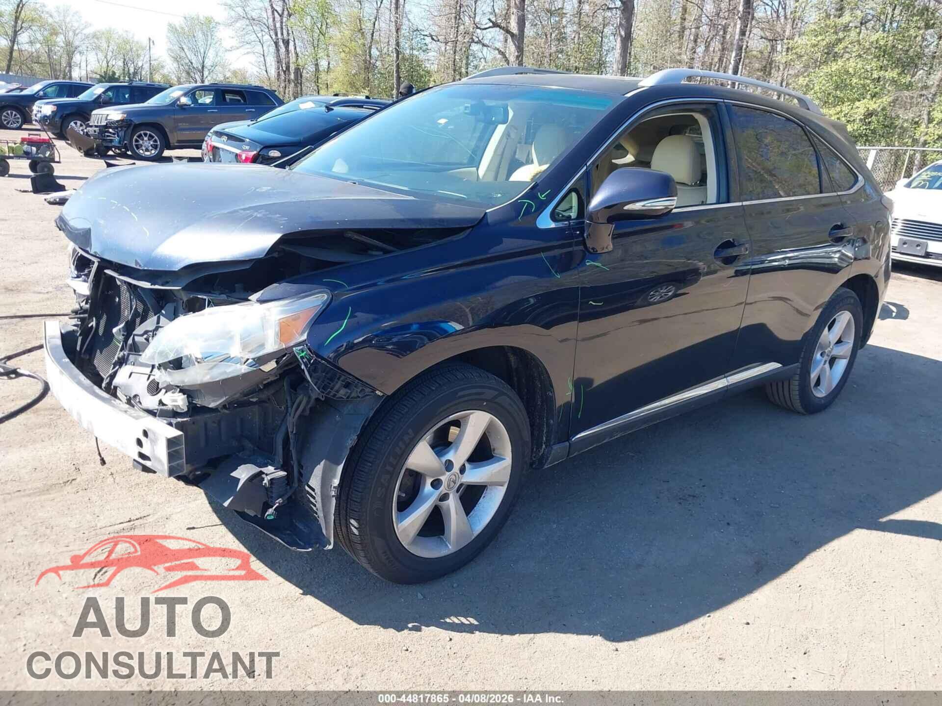 LEXUS RX 350 2010 - 2T2BK1BA2AC063537