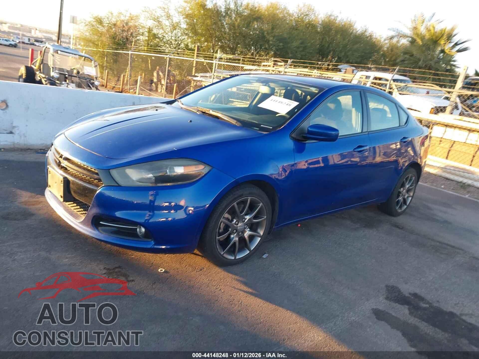 DODGE DART 2013 - 1C3CDFBA6DD331341