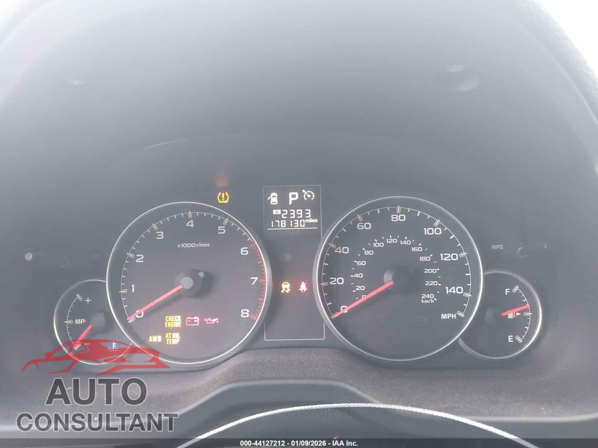 SUBARU OUTBACK 2014 - 4S4BRCDC7E3254889