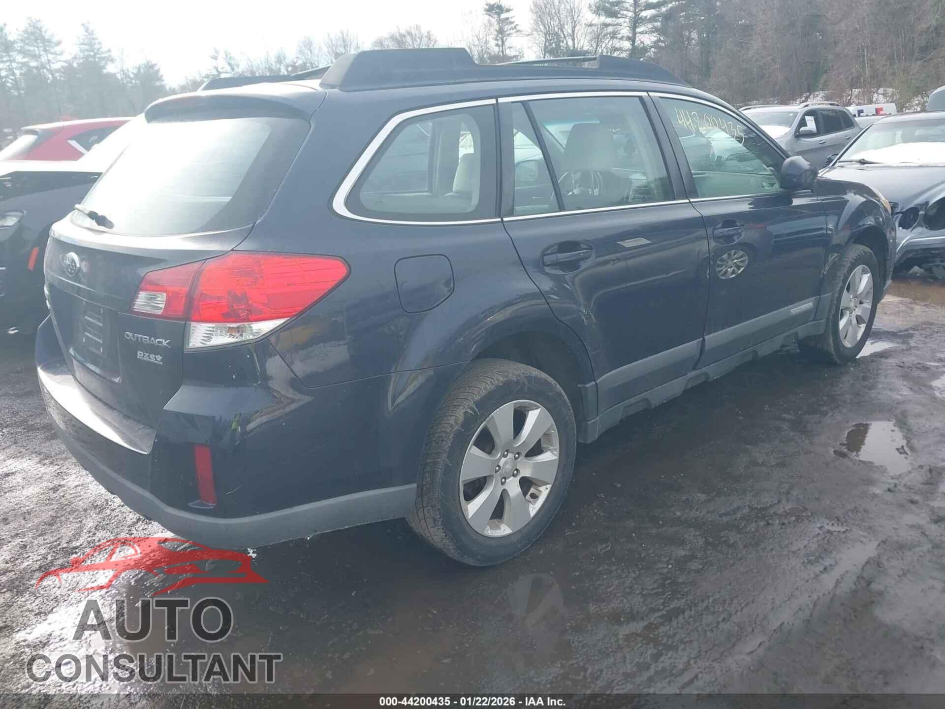 SUBARU OUTBACK 2012 - 4S4BRBAC1C3296082