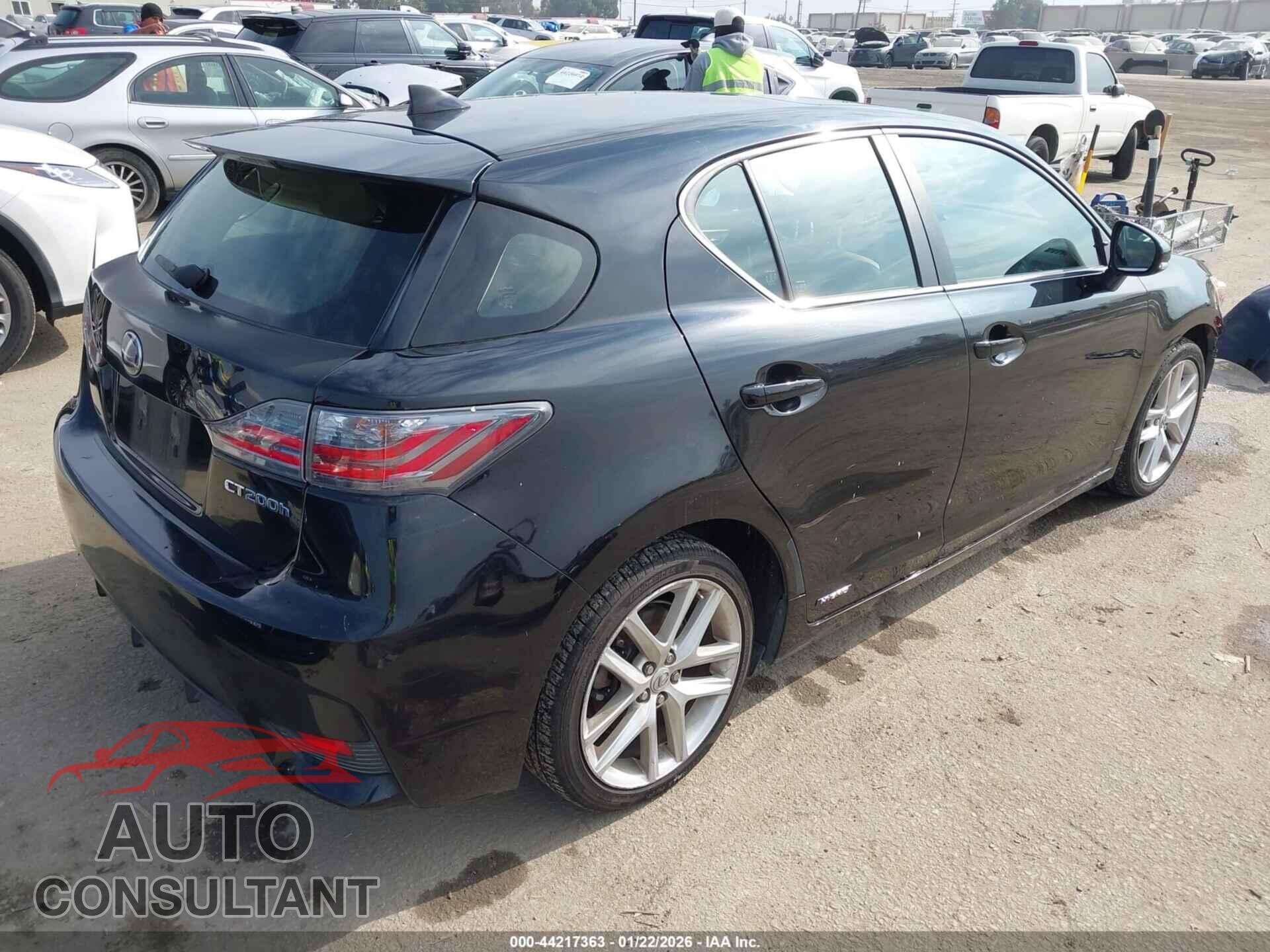 LEXUS CT 200H 2014 - JTHKD5BH3E2207103