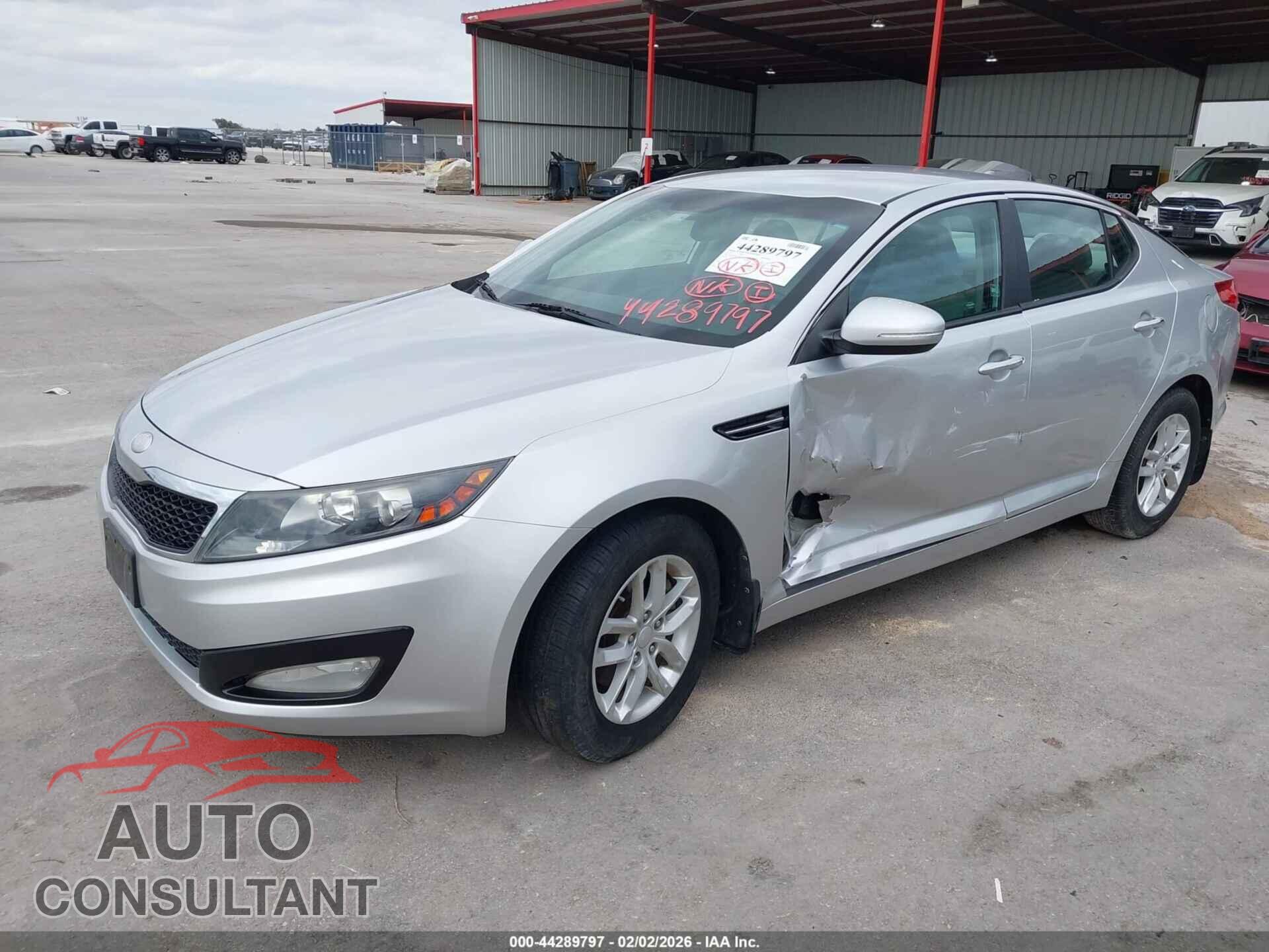 KIA OPTIMA 2013 - KNAGM4A76D5387214