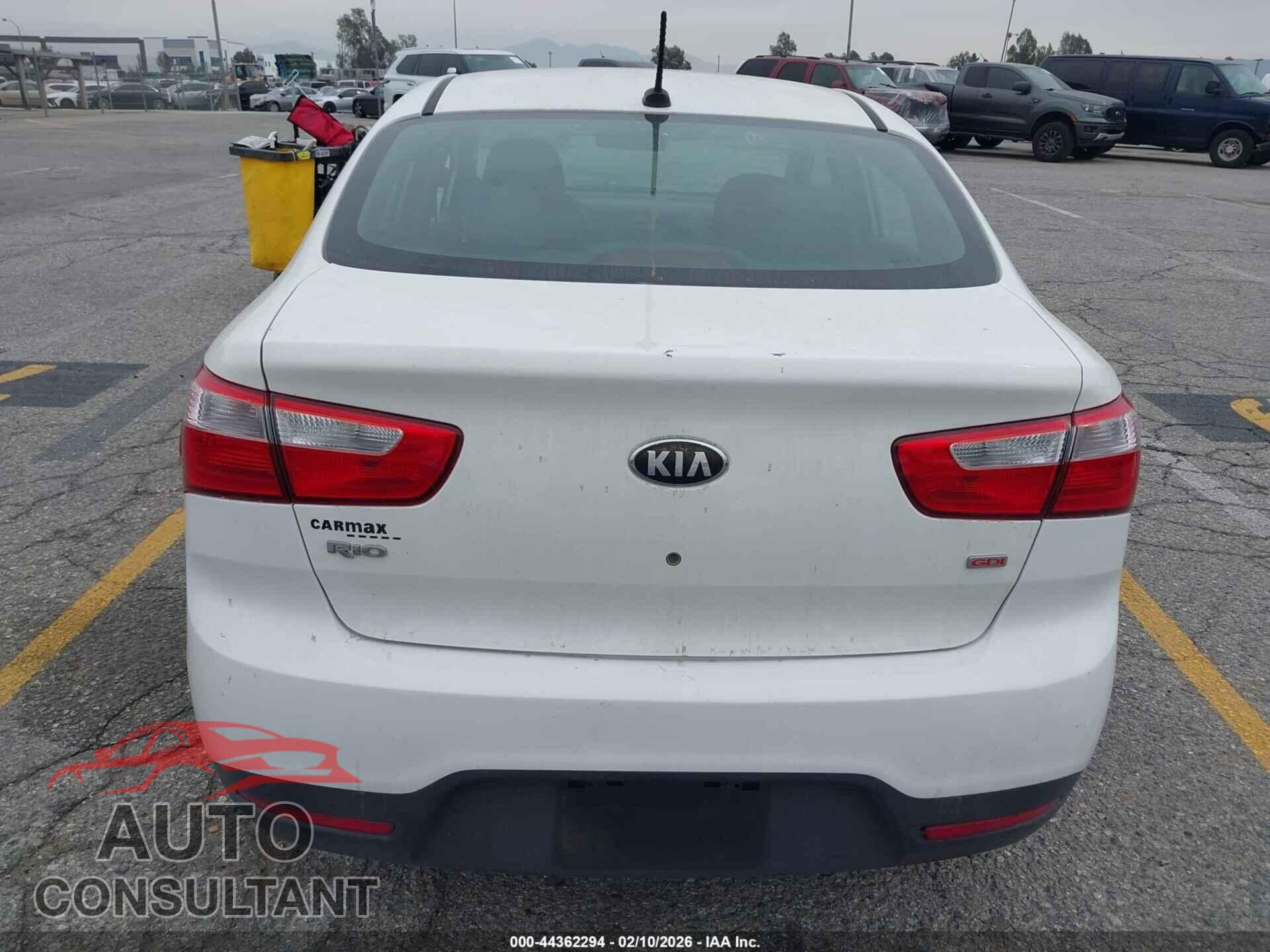 KIA RIO 2013 - KNADM4A35D6226024