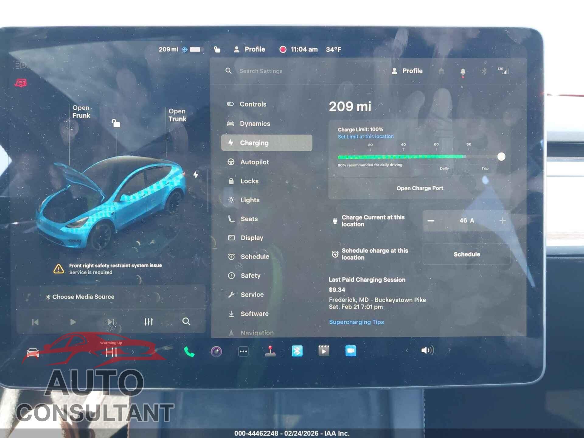 TESLA MODEL Y 2022 - 7SAYGDEE7NF363949