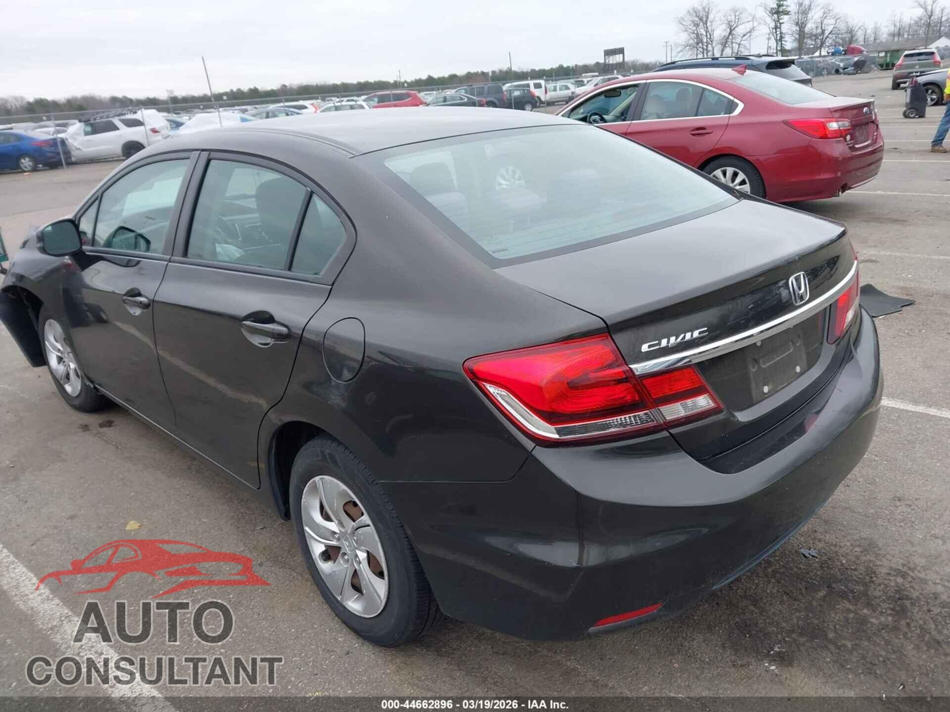 HONDA CIVIC 2013 - 19XFB2F59DE242821