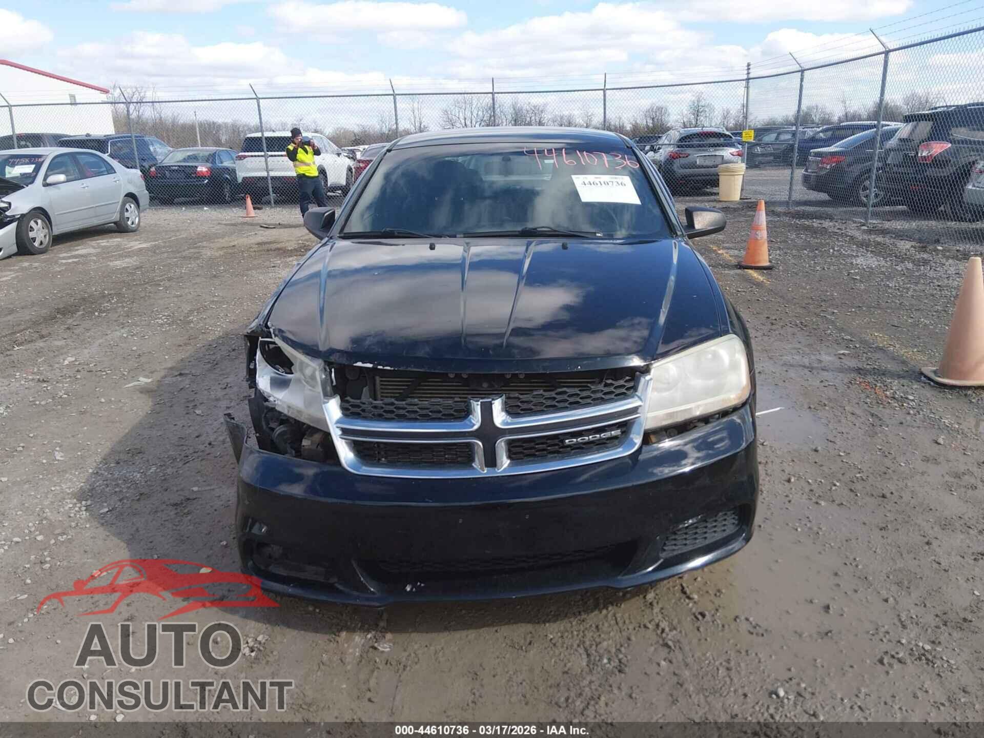 DODGE AVENGER 2012 - 1C3CDZAB7CN182331