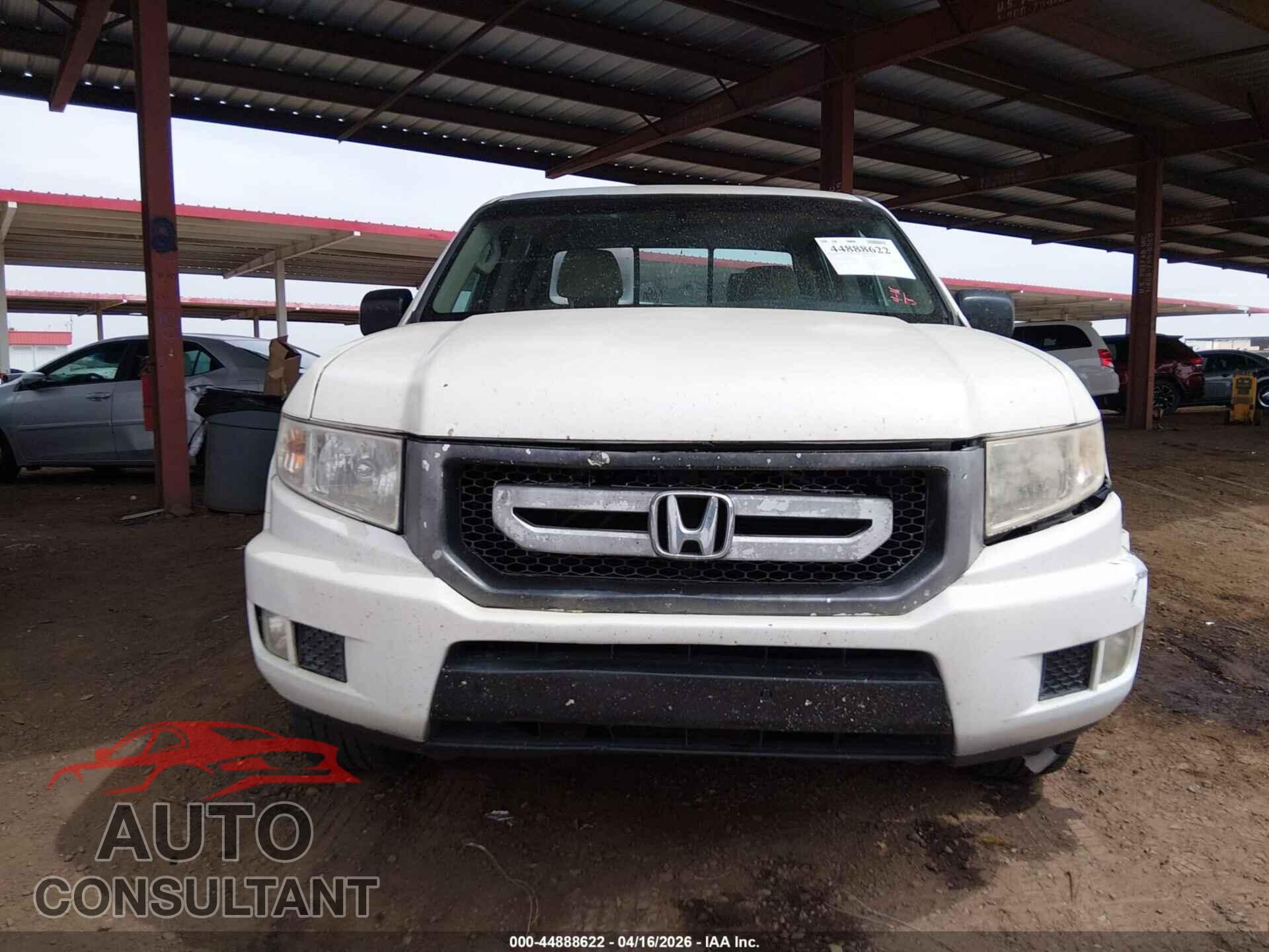 HONDA RIDGELINE 2010 - 5FPYK1F26AB001286