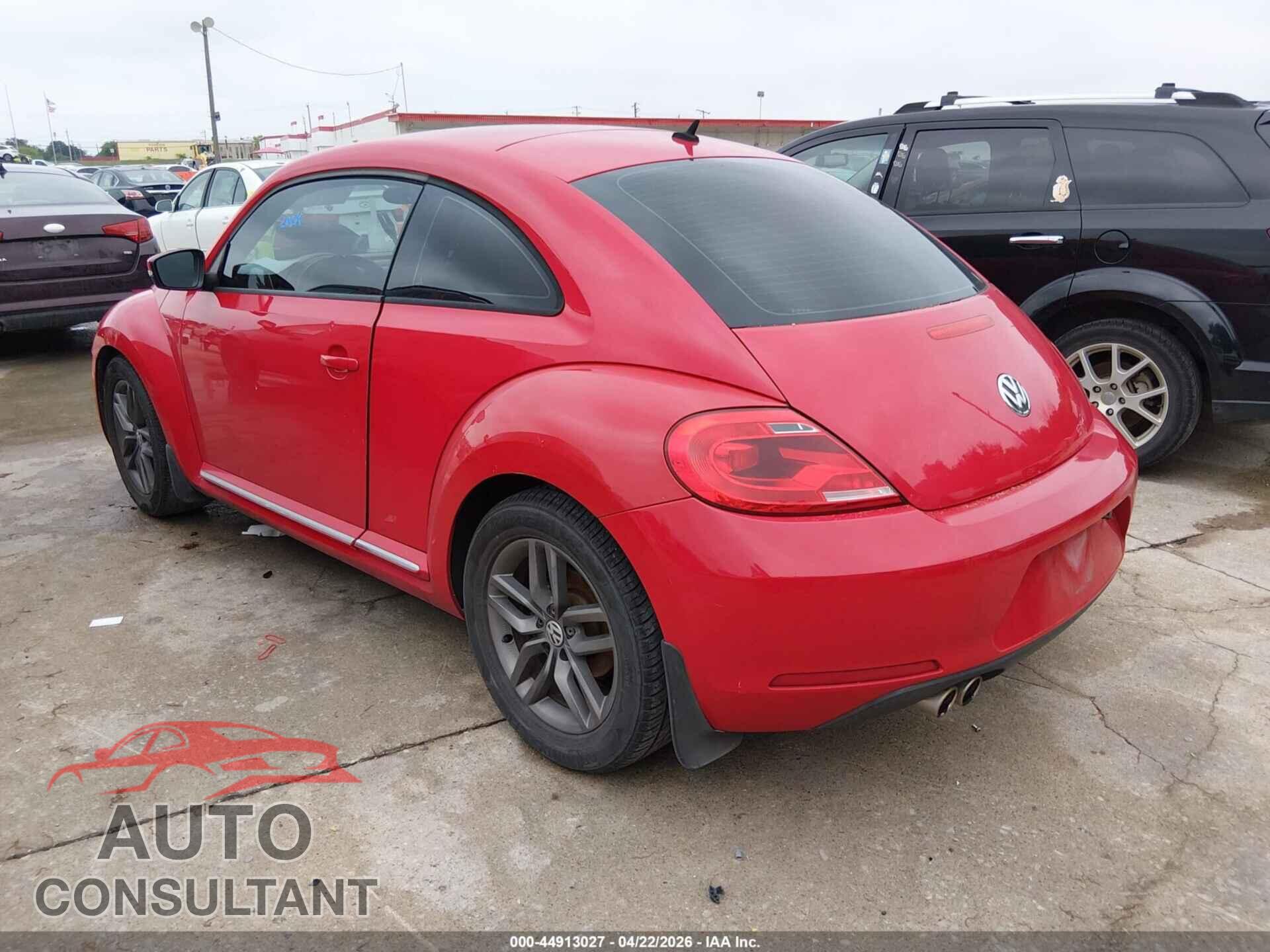 VOLKSWAGEN BEETLE 2012 - 3VWJP7ATXCM660711