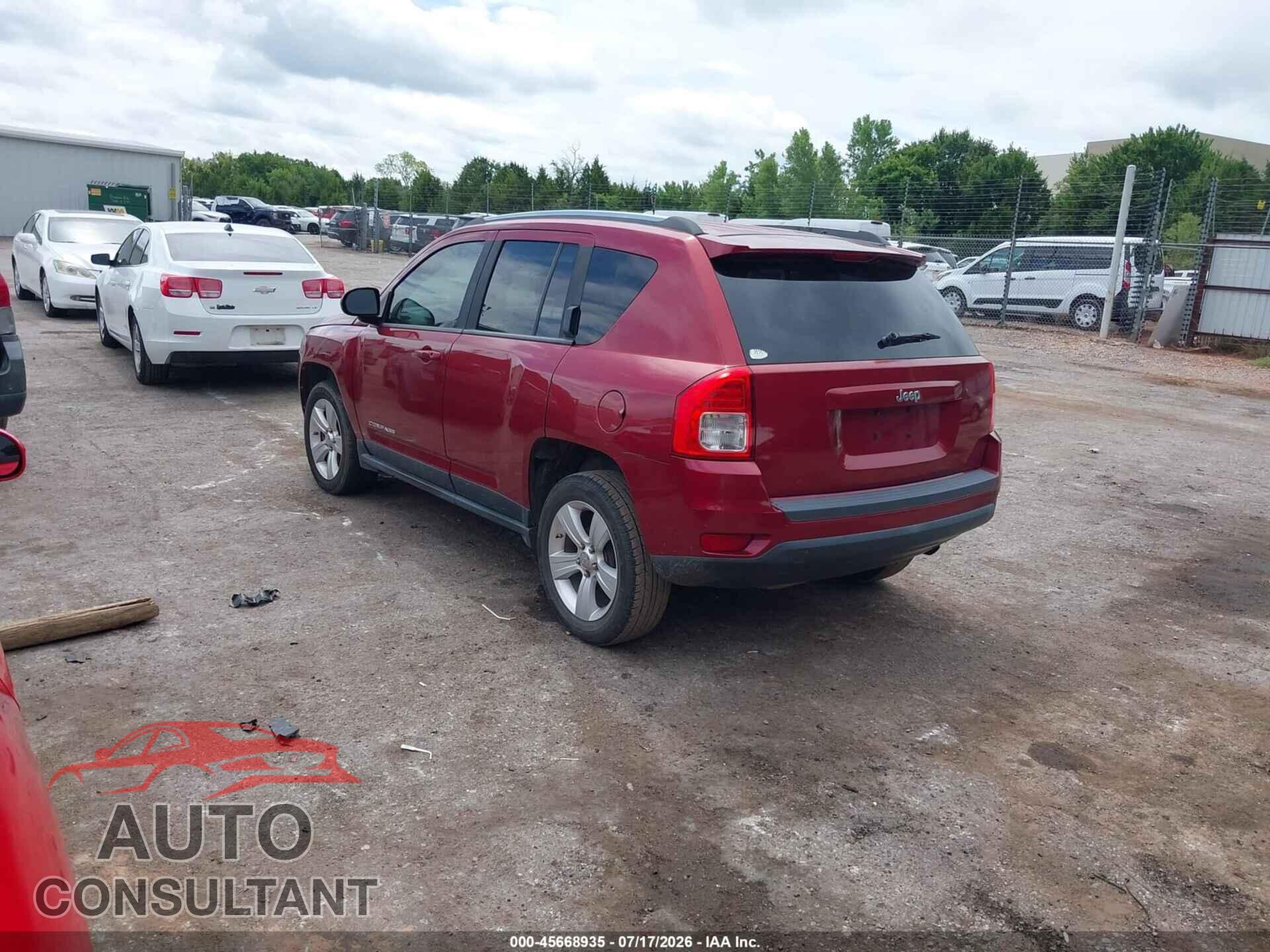 JEEP COMPASS 2012 - 1C4NJCBAXCD610477