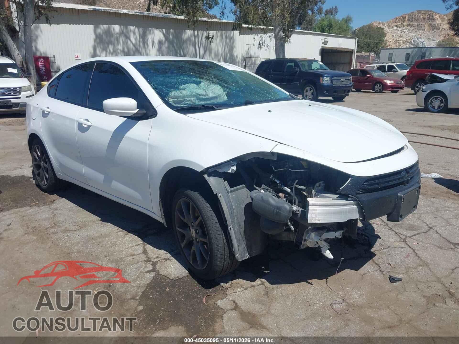 DODGE DART 2015 - 1C3CDFAA0FD311560