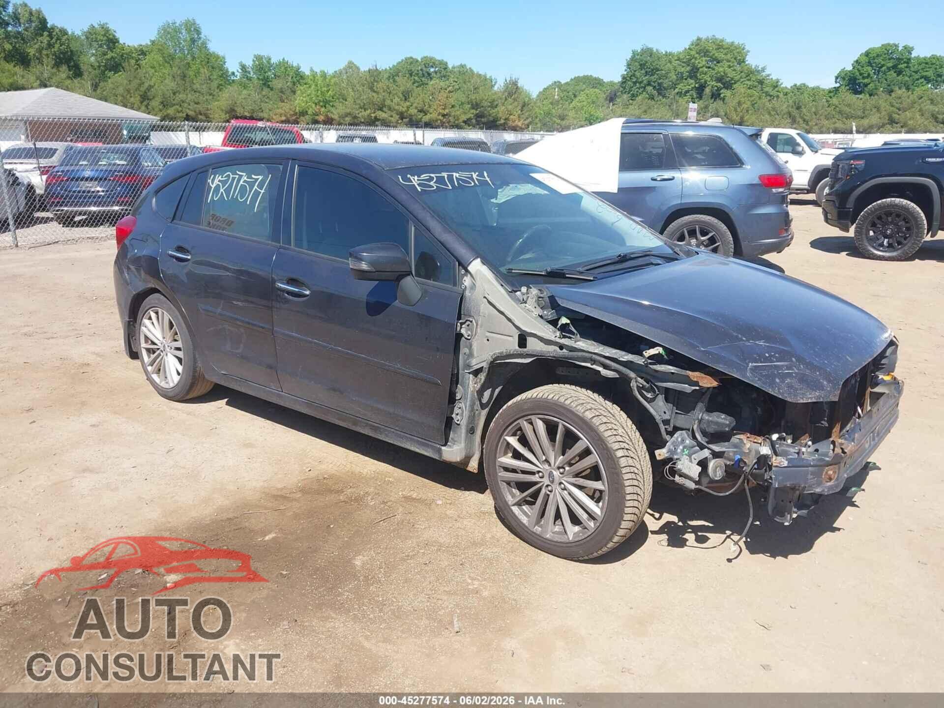 SUBARU IMPREZA 2015 - JF1GPAM62FH210873