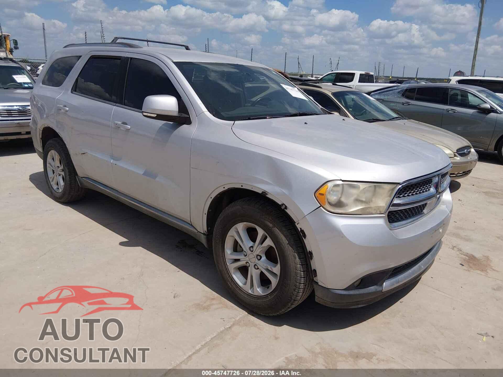 DODGE DURANGO 2011 - 1D4RD4GG6BC720252