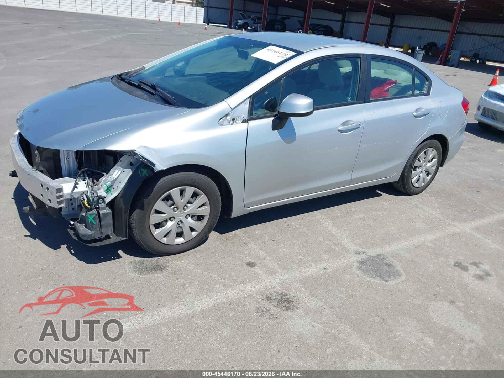HONDA CIVIC 2012 - 2HGFB2F52CH583384