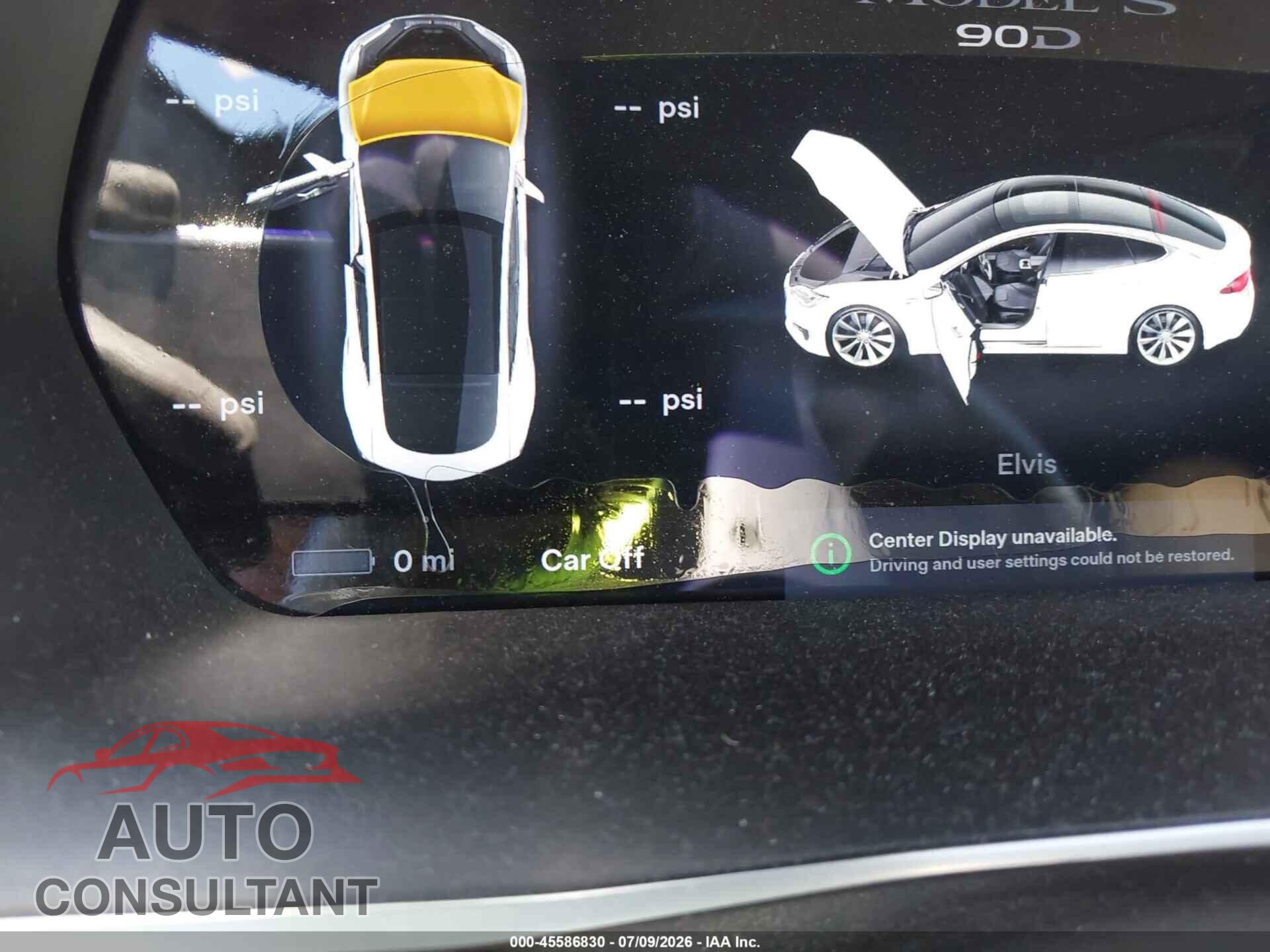 TESLA MODEL S 2016 - 5YJSA1E27GF162371