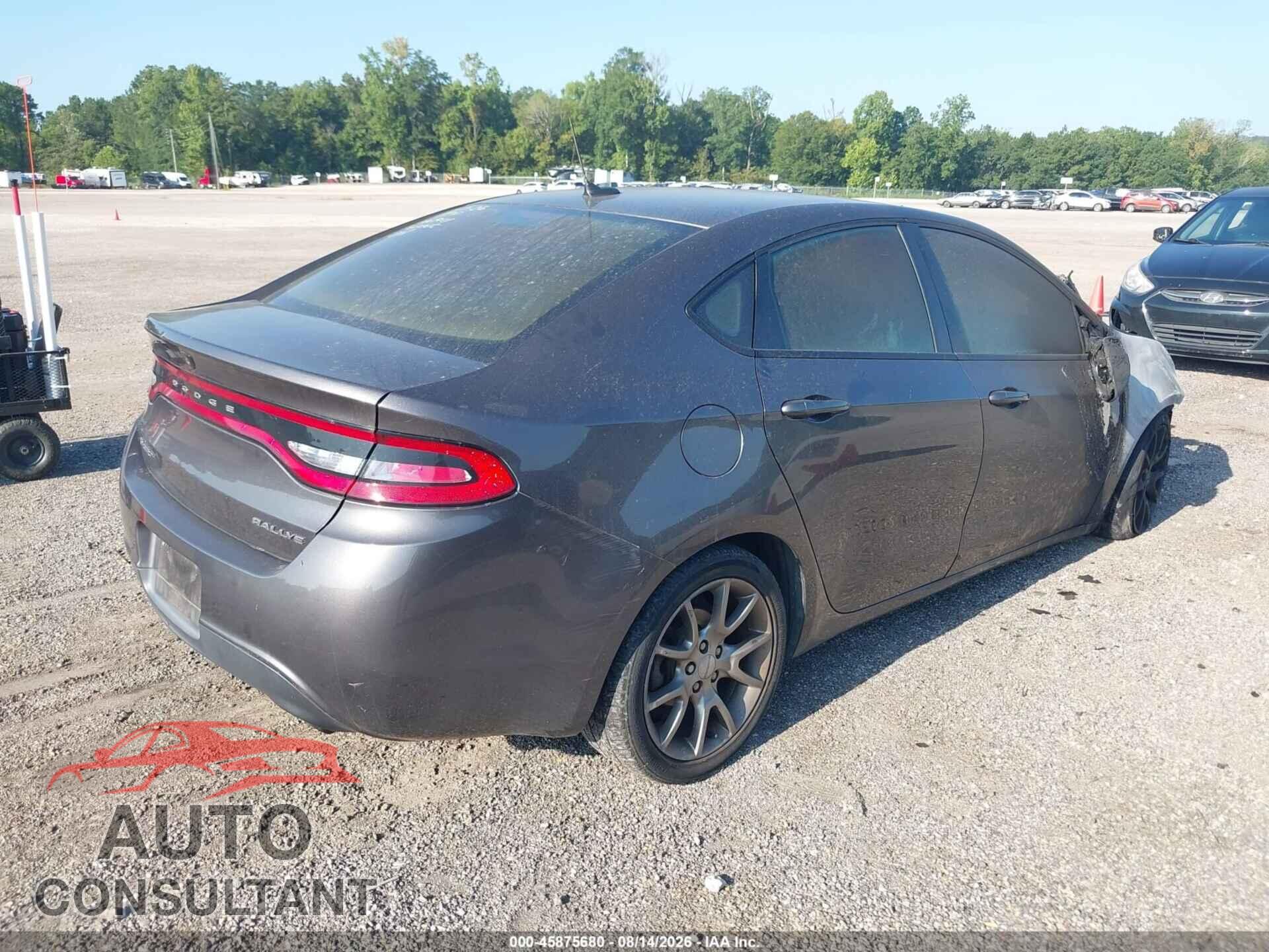 DODGE DART 2015 - 1C3CDFBB3FD141721