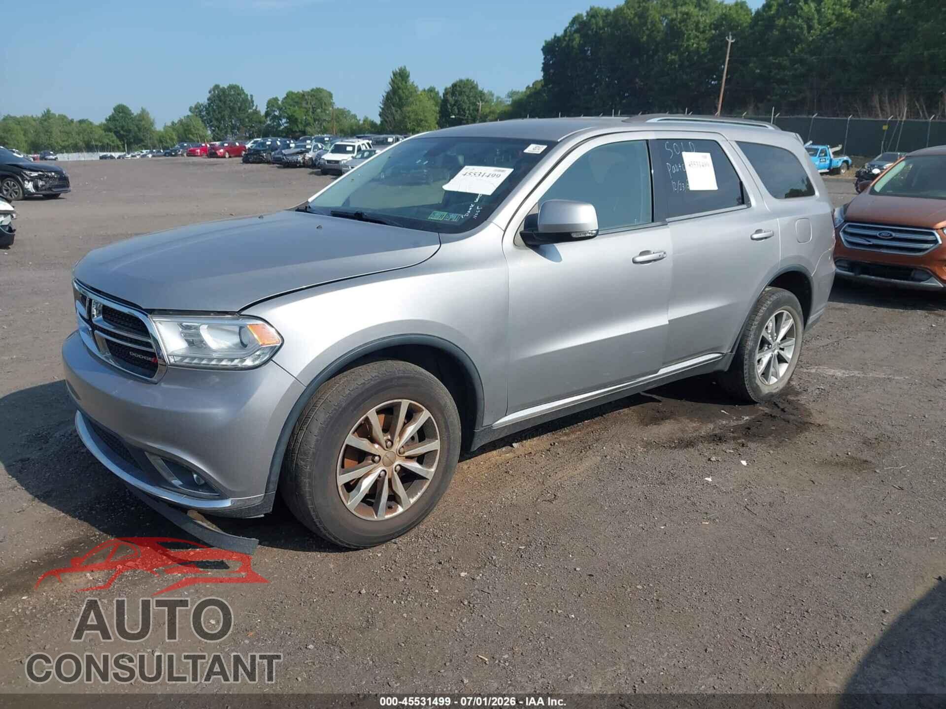 DODGE DURANGO 2015 - 1C4RDJDG2FC766215