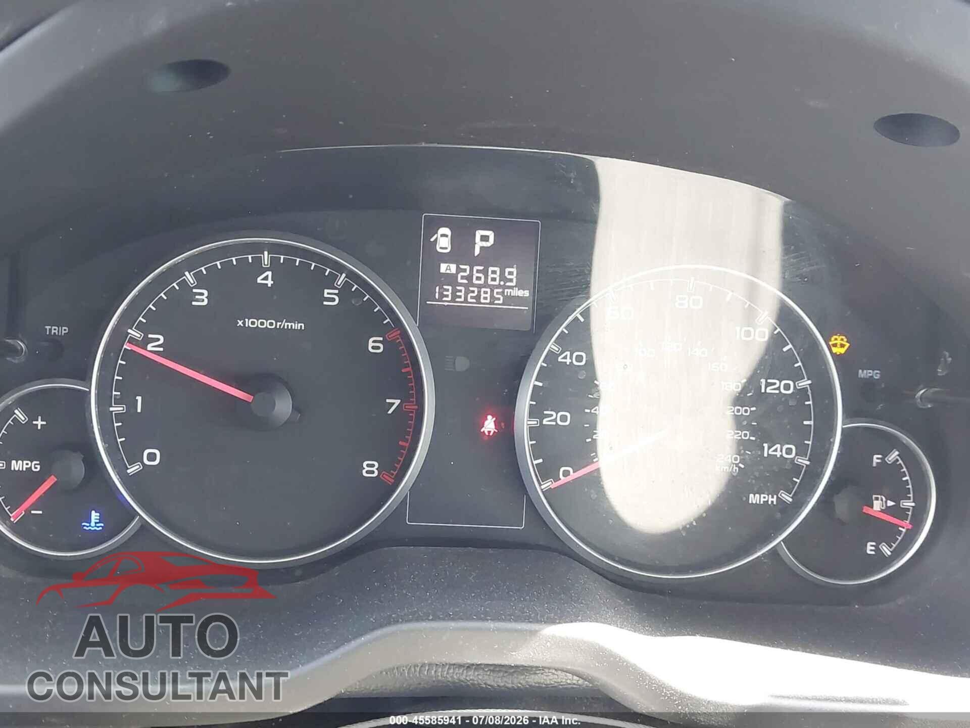 SUBARU OUTBACK 2014 - 4S4BRBAC4E3219094