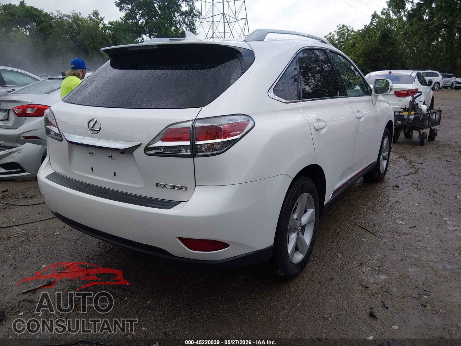 LEXUS RX 350 2015 - 2T2BK1BAXFC338207
