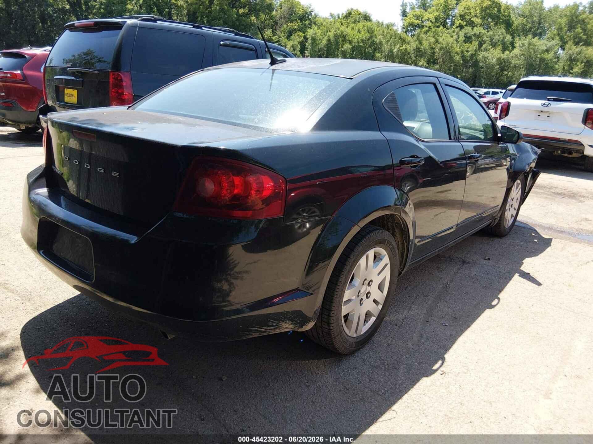 DODGE AVENGER 2011 - 1B3BD4FB6BN545219