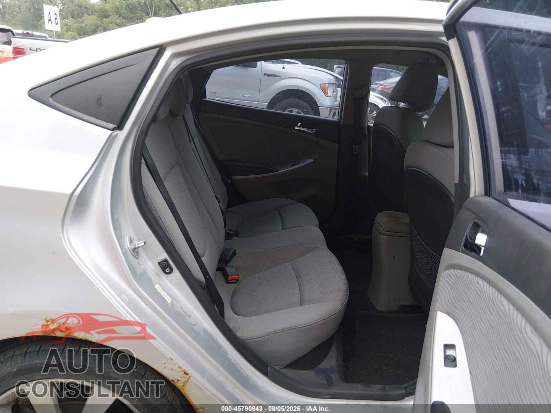 HYUNDAI ACCENT 2012 - KMHCU4AE2CU078324