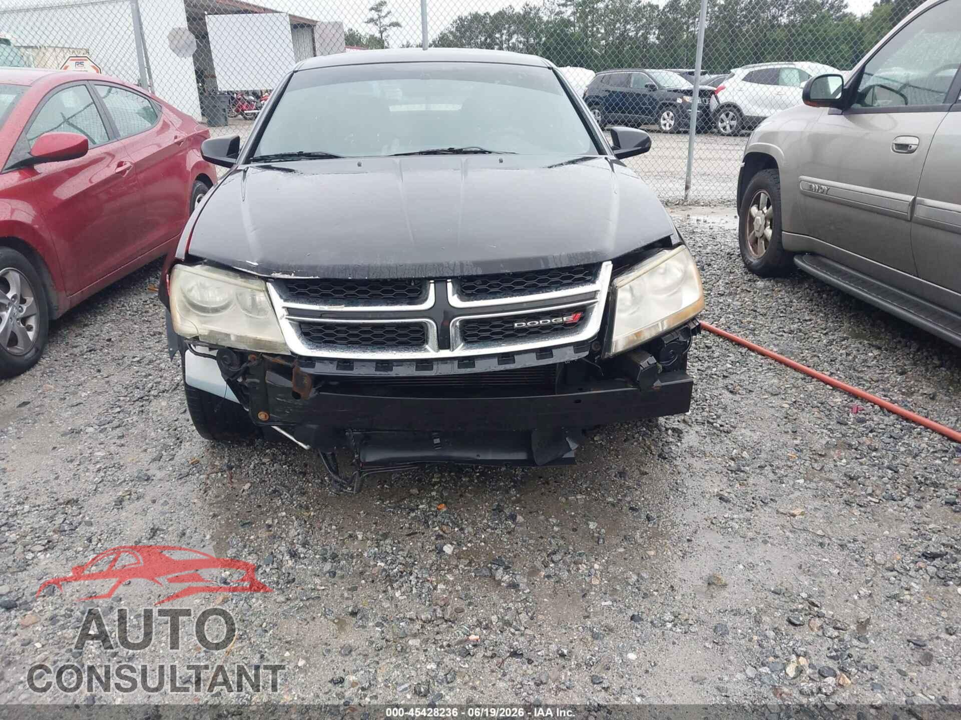 DODGE AVENGER 2012 - 1C3CDZAB1CN237355