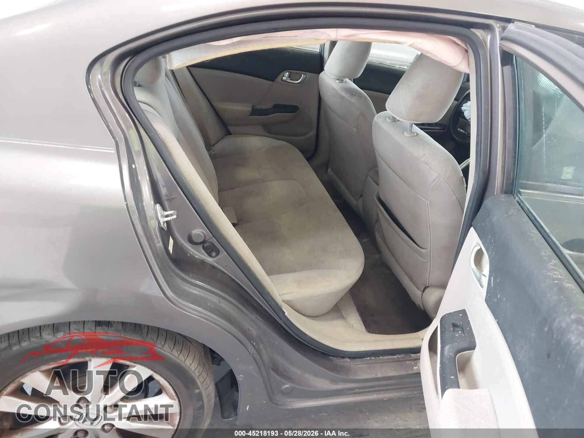 HONDA CIVIC 2012 - 19XFB2F85CE021967