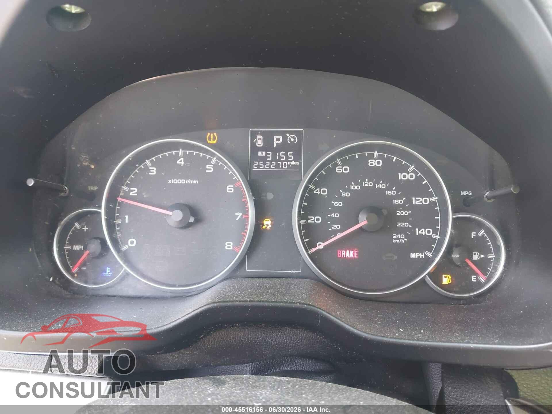 SUBARU OUTBACK 2013 - 4S4BRBCC7D3243000