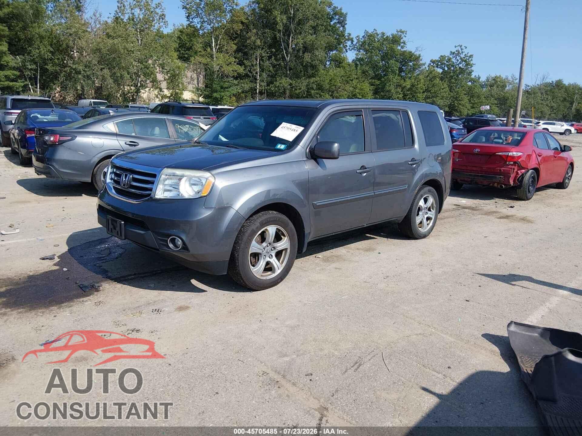 HONDA PILOT 2013 - 5FNYF4H58DB073889