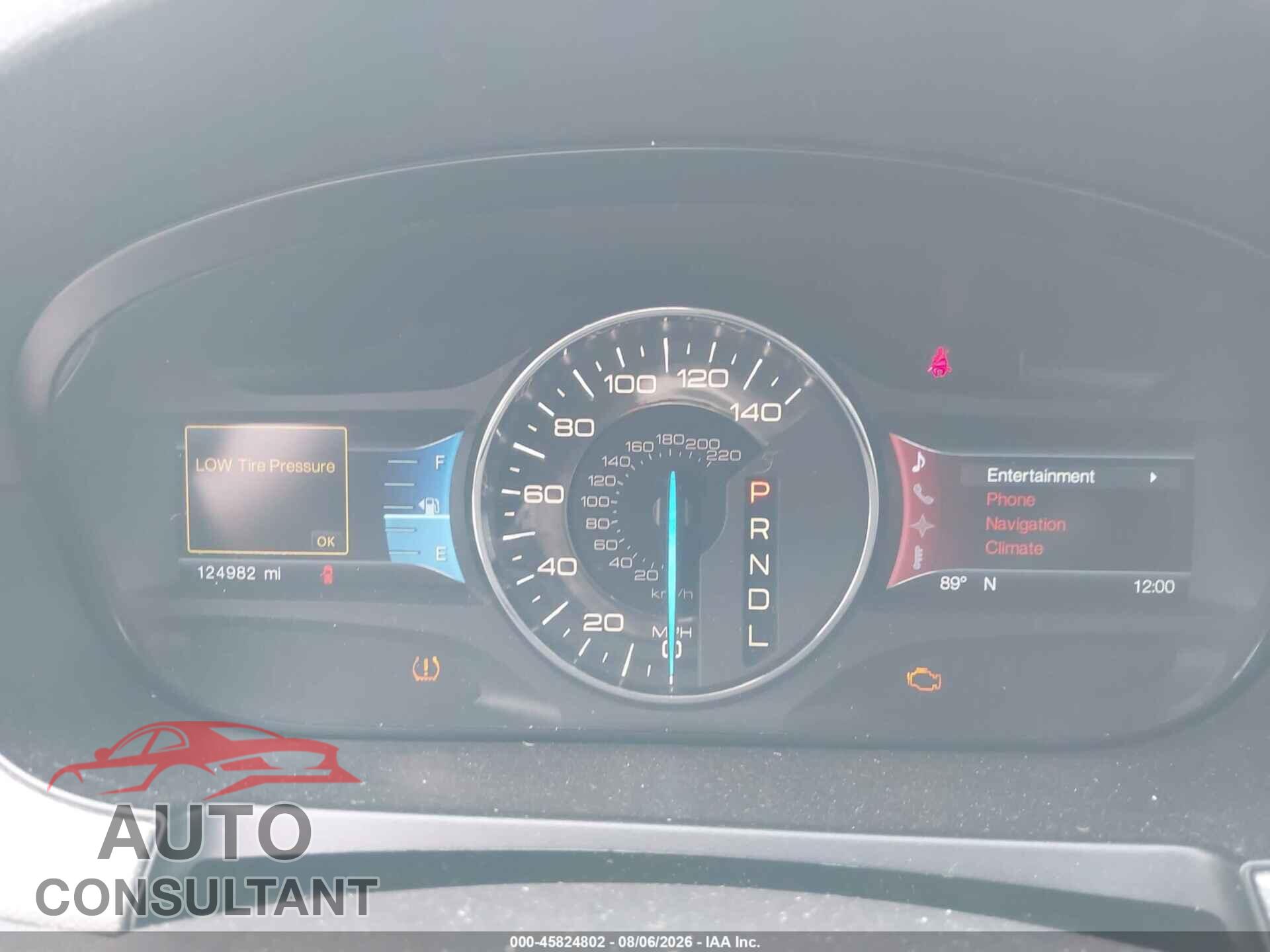 FORD EDGE 2012 - 2FMDK3J94CBA49209