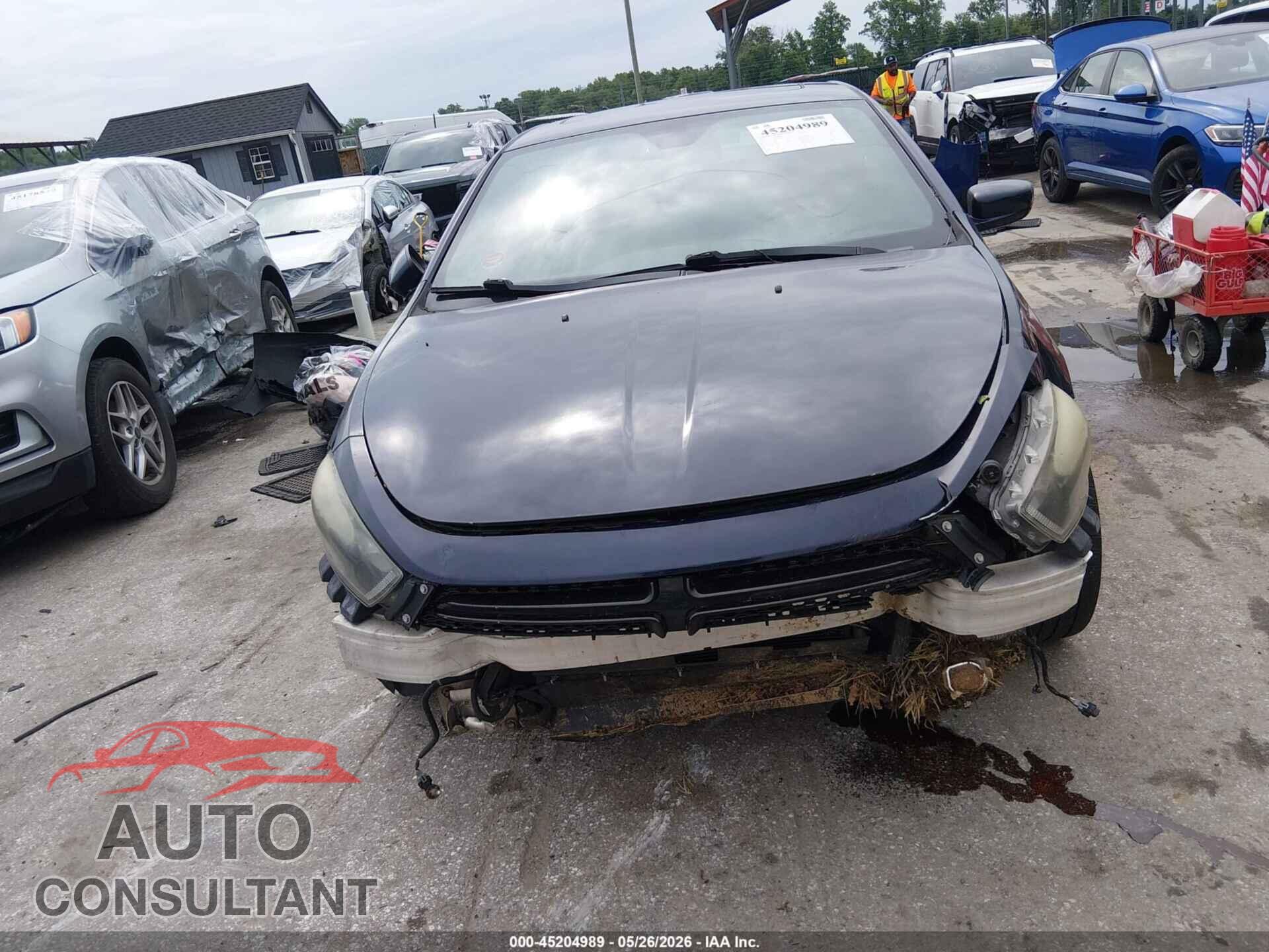 DODGE DART 2015 - 1C3CDFBB7FD144587