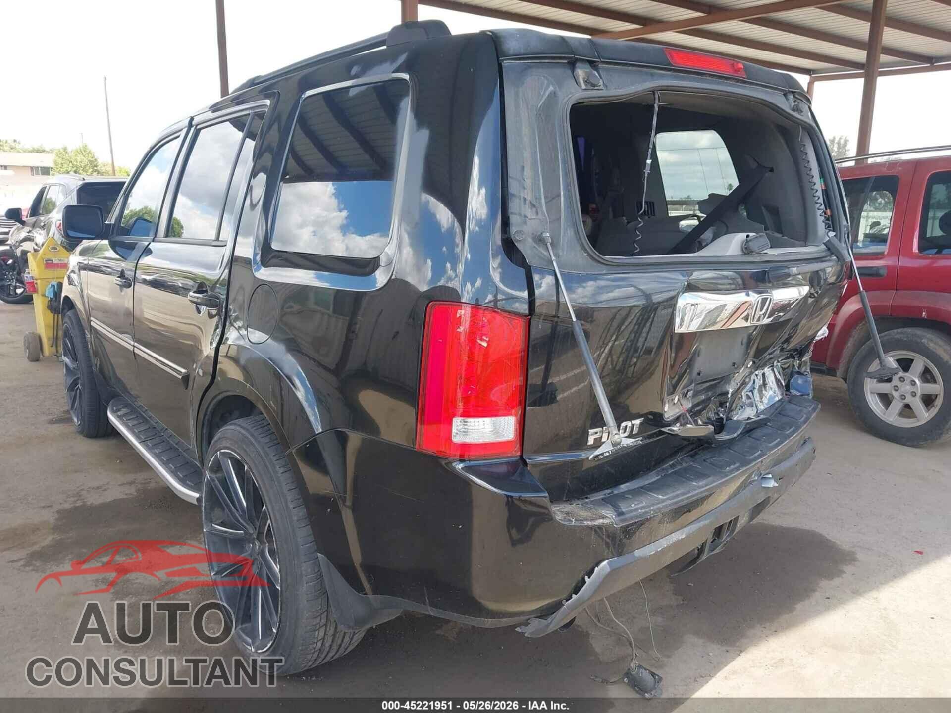 HONDA PILOT 2011 - 5FNYF3H53BB037700