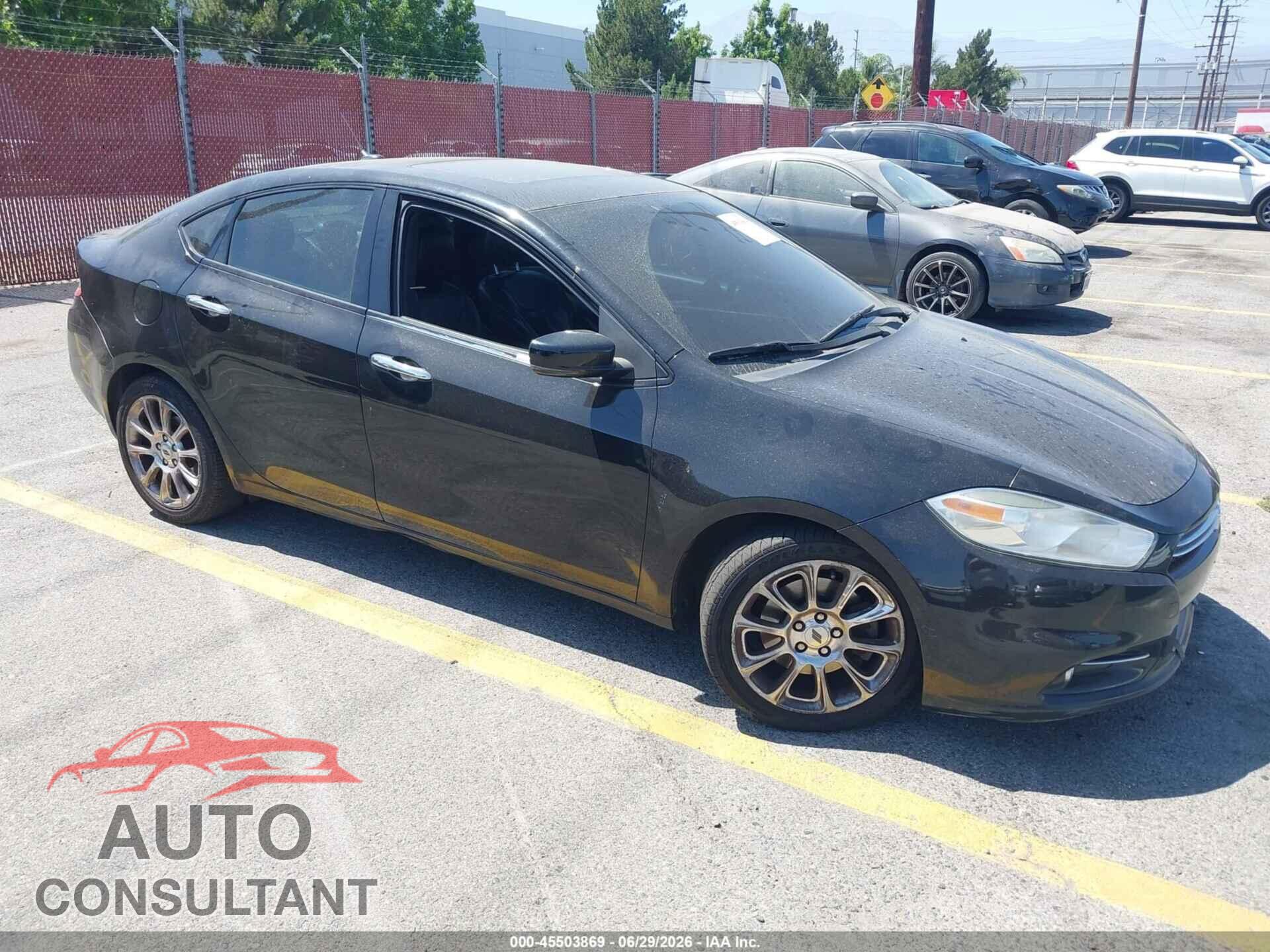 DODGE DART 2013 - 1C3CDFCA4DD267055