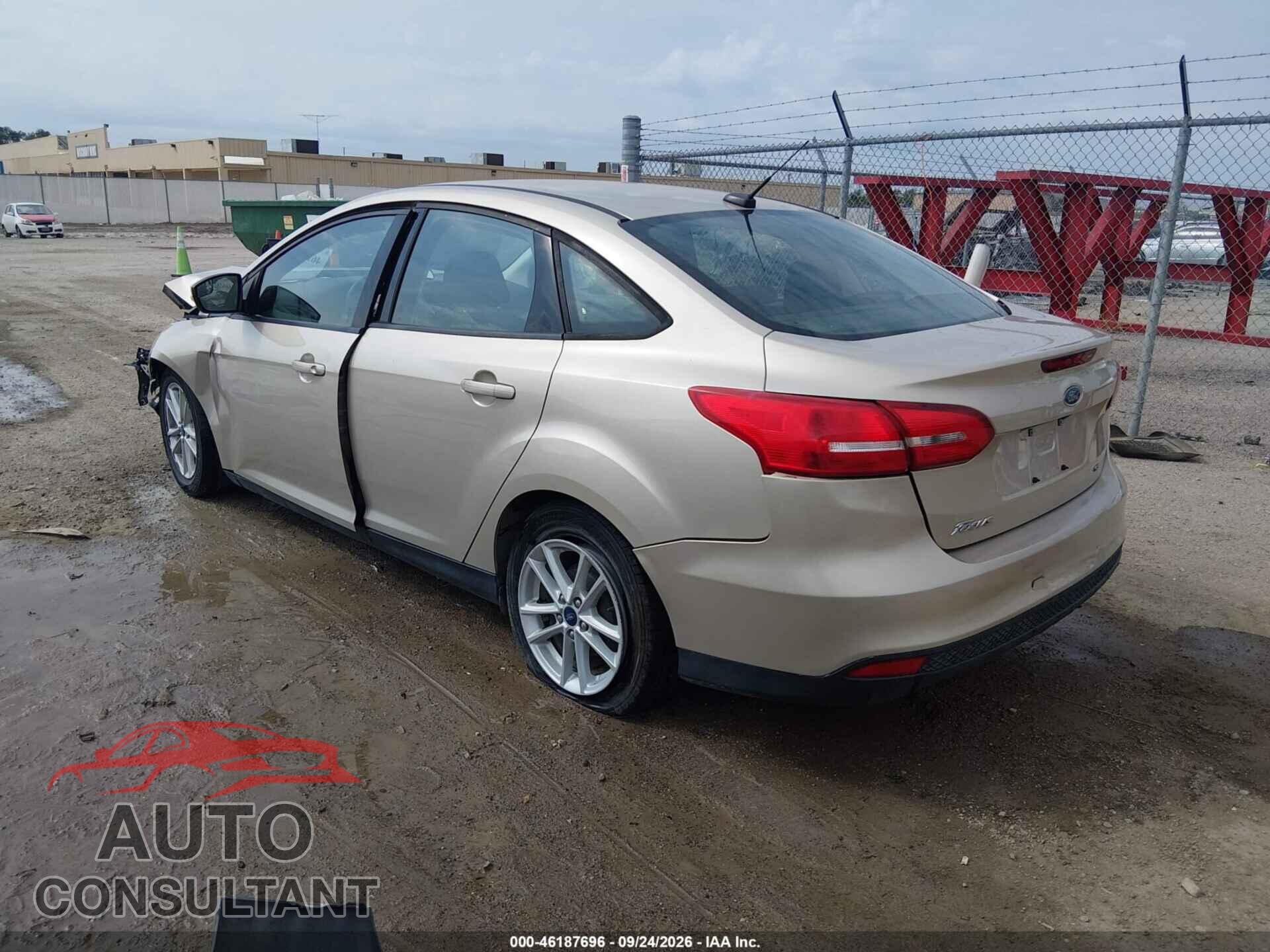 FORD FOCUS 2017 - 1FADP3F25HL304836