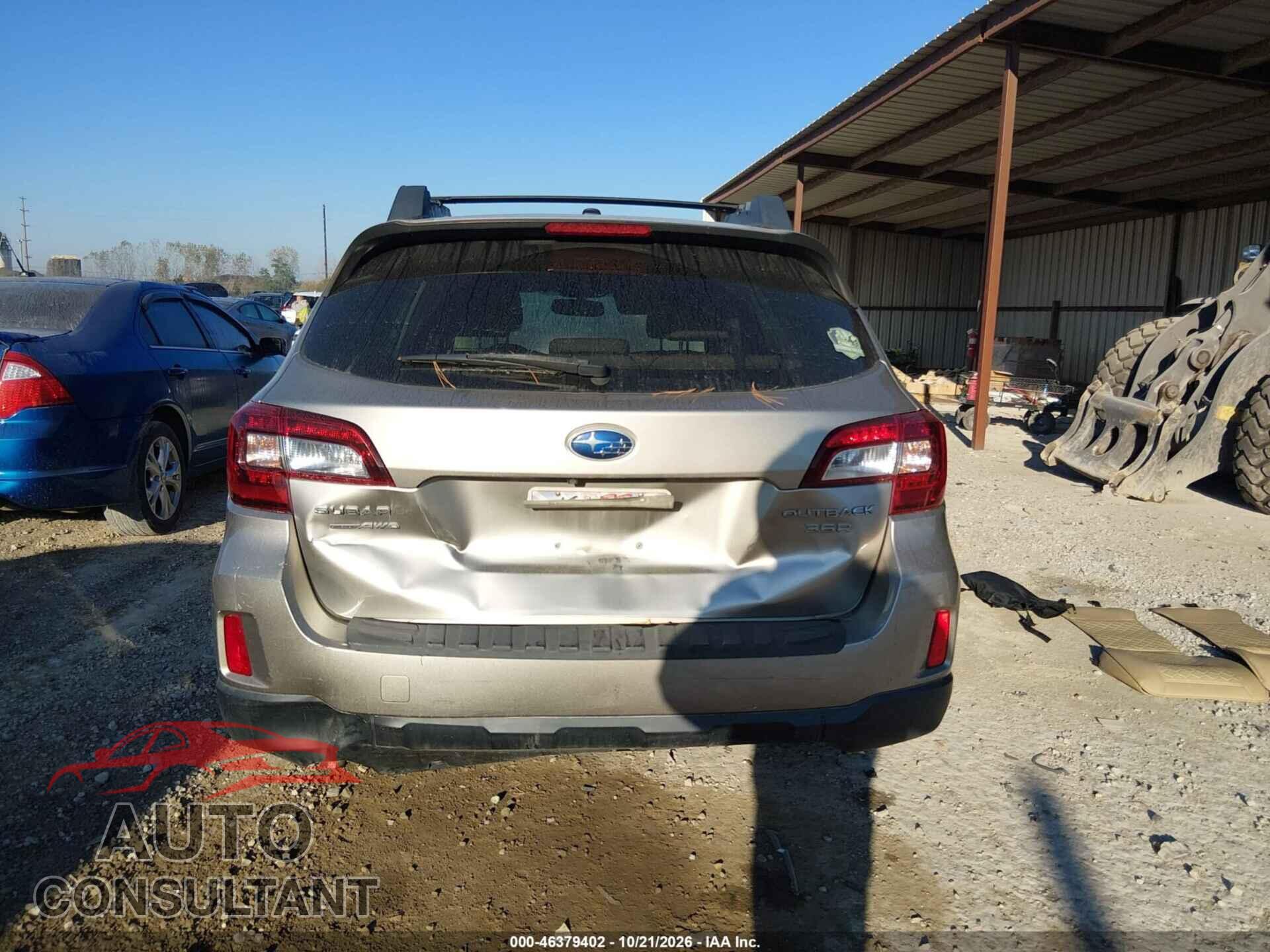 SUBARU OUTBACK 2015 - 4S4BSELC8F3214565
