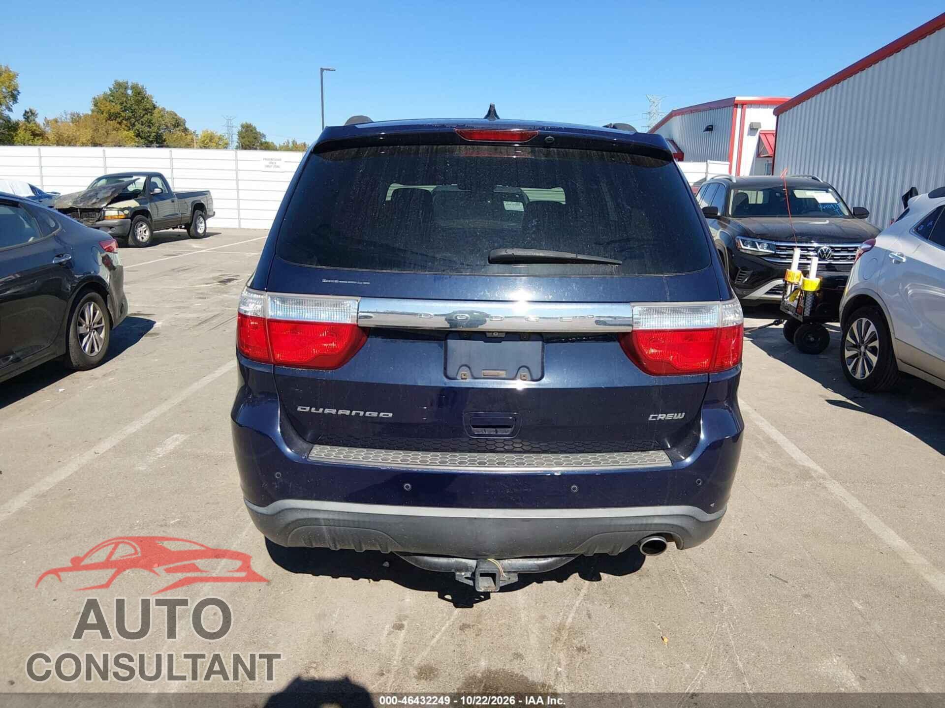 DODGE DURANGO 2013 - 1C4RDHDG8DC508786