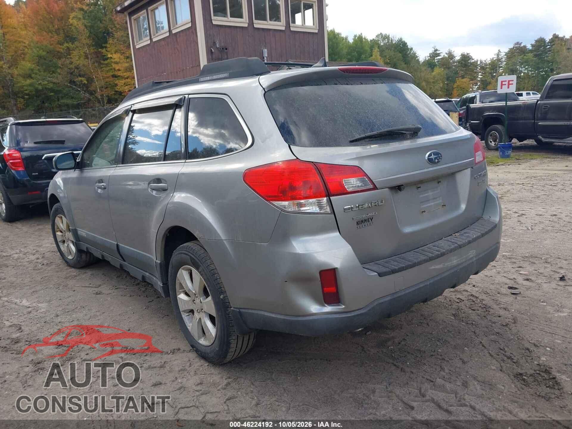 SUBARU OUTBACK 2011 - 4S4DRDKC4B2383103