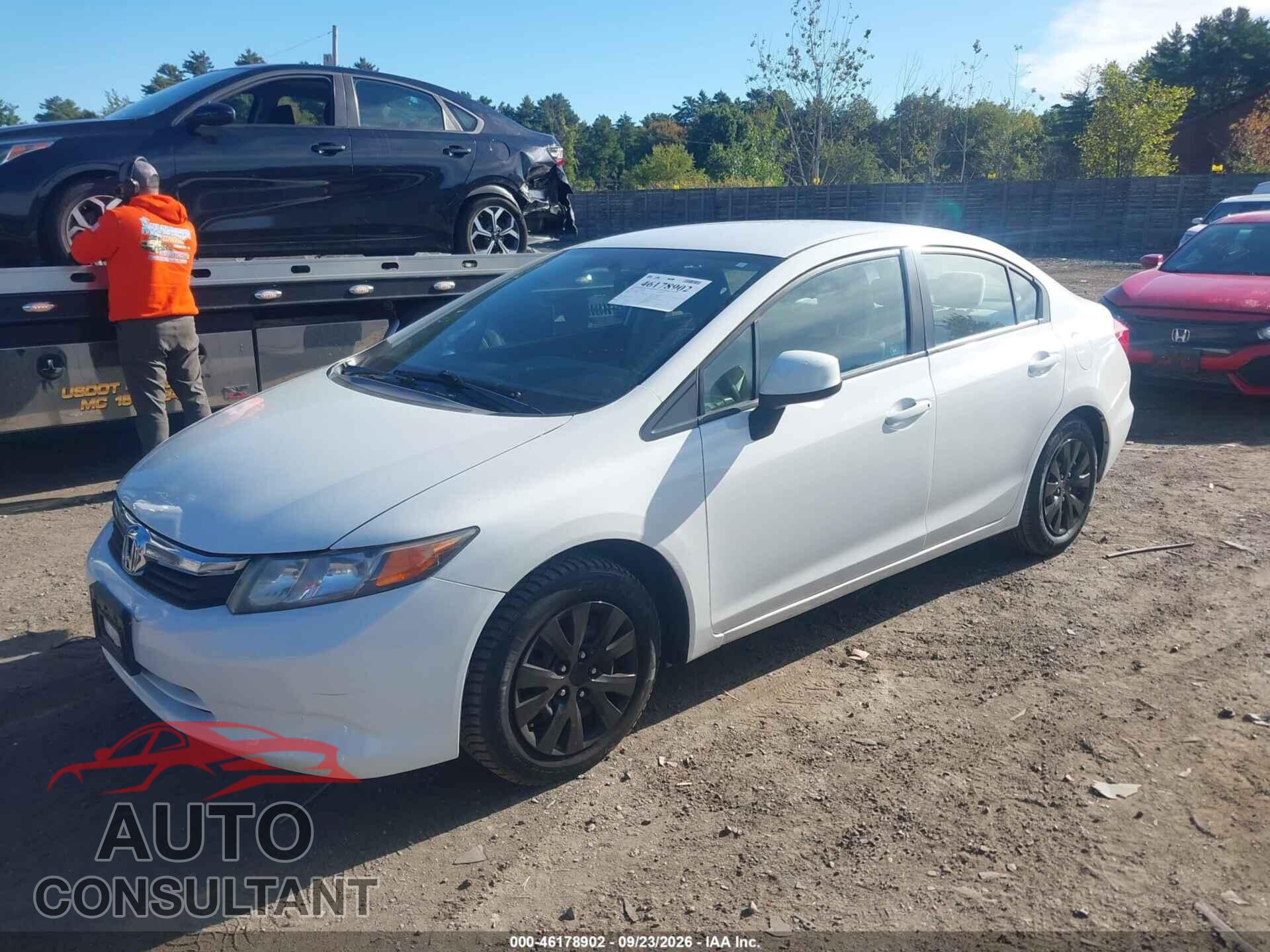 HONDA CIVIC 2012 - 2HGFB2F54CH558244