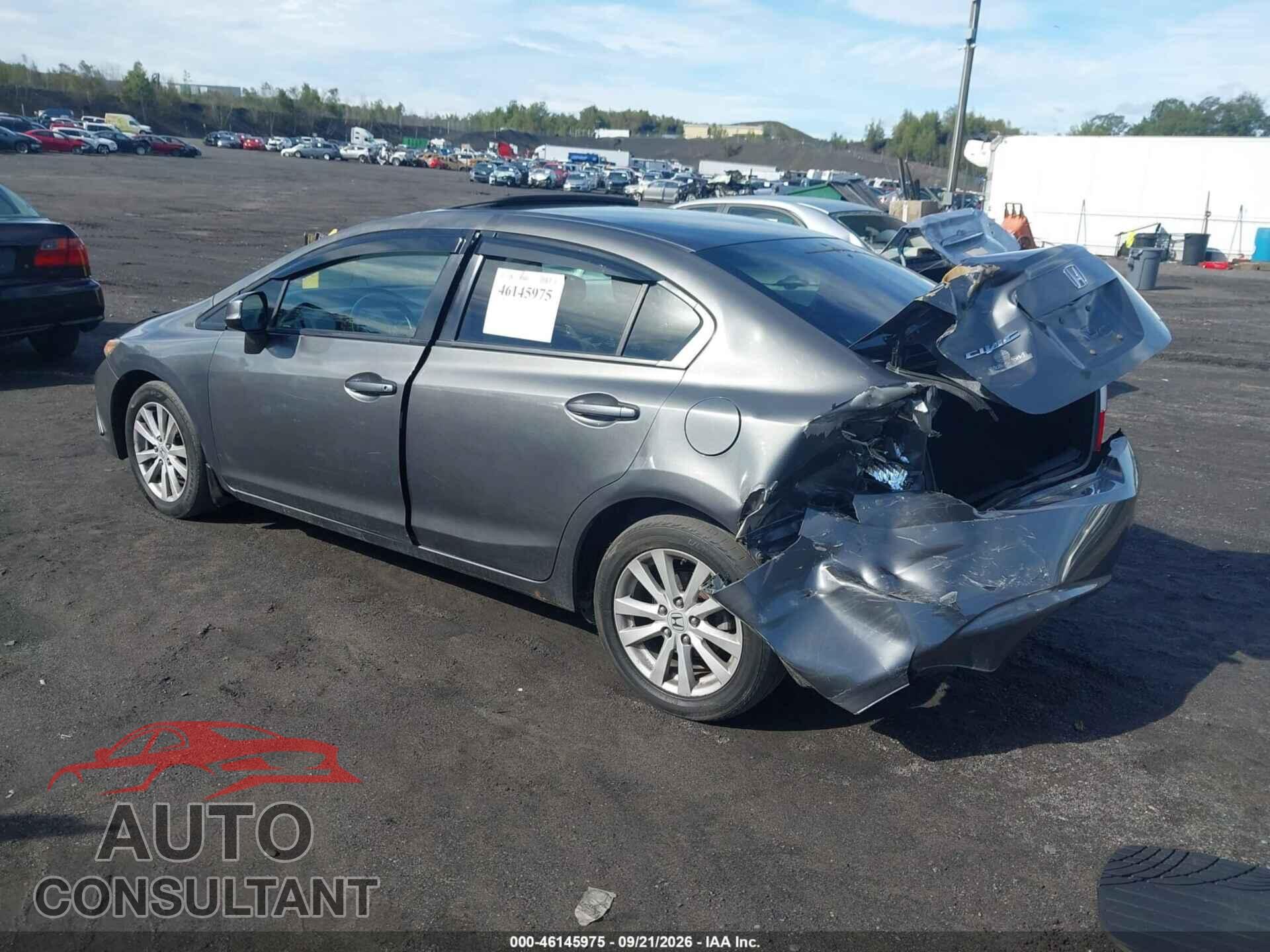 HONDA CIVIC 2012 - 2HGFB2F93CH547853