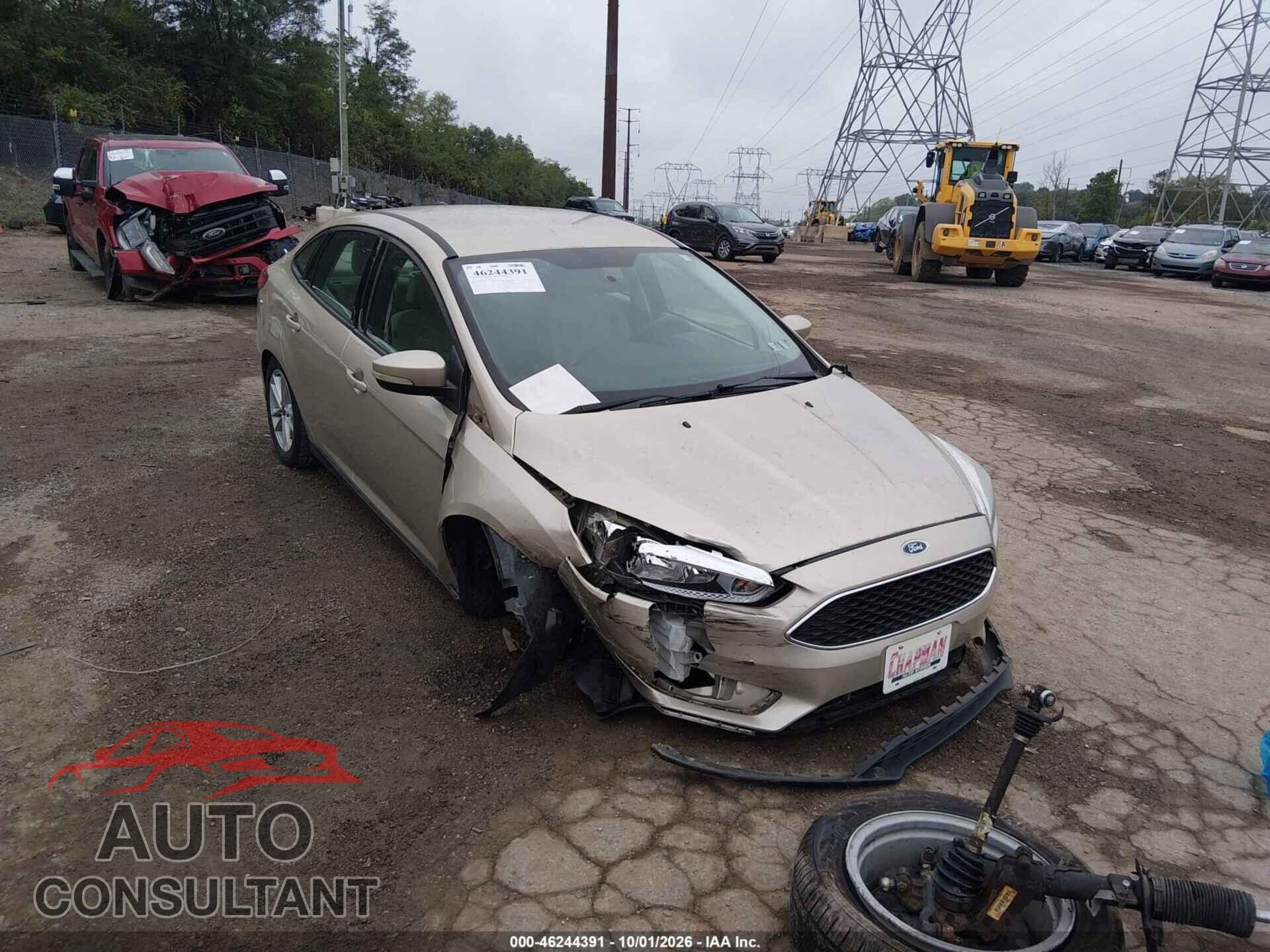 FORD FOCUS 2017 - 1FADP3F27HL251024