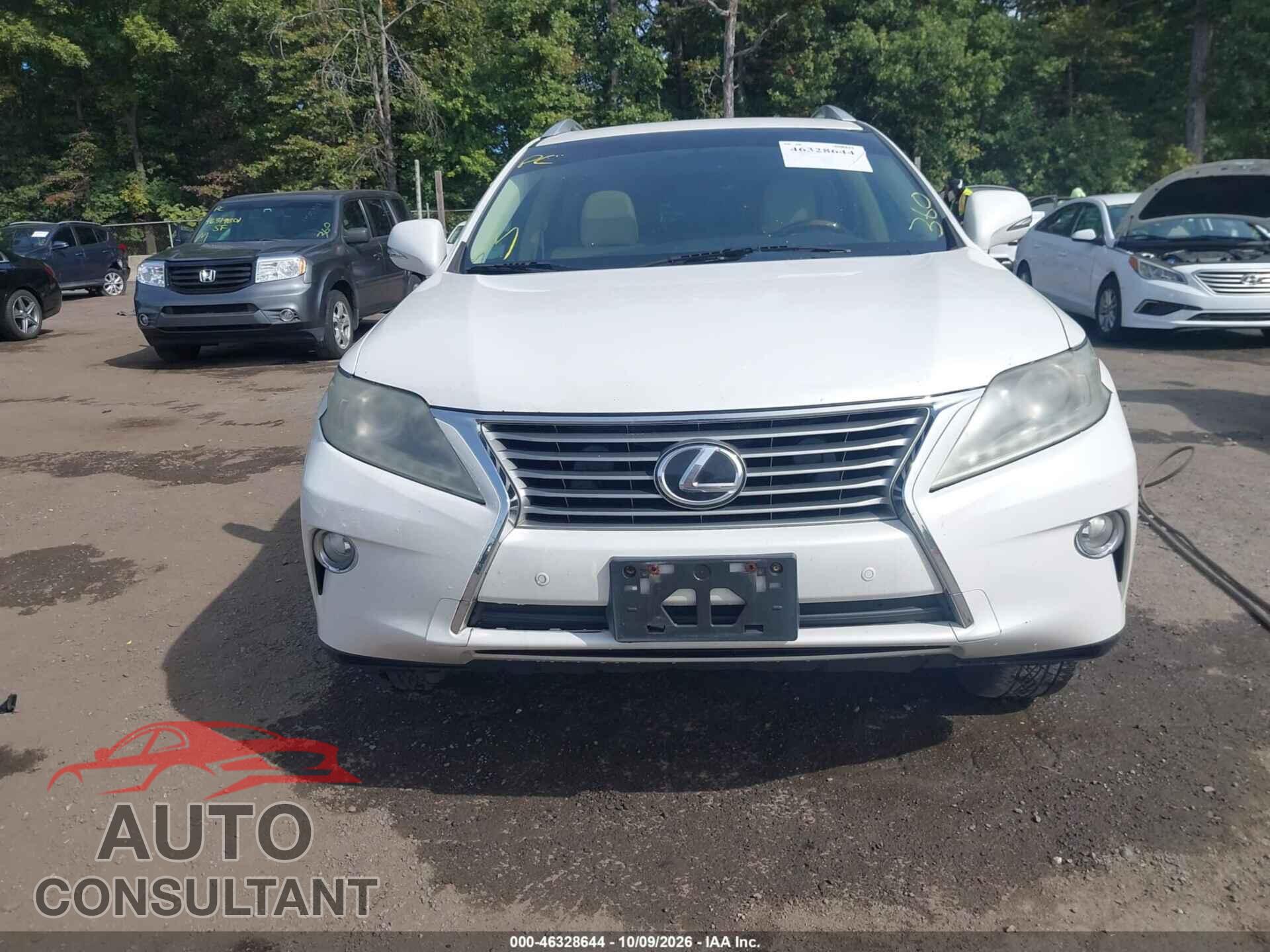 LEXUS RX 350 2013 - 2T2BK1BA6DC190702
