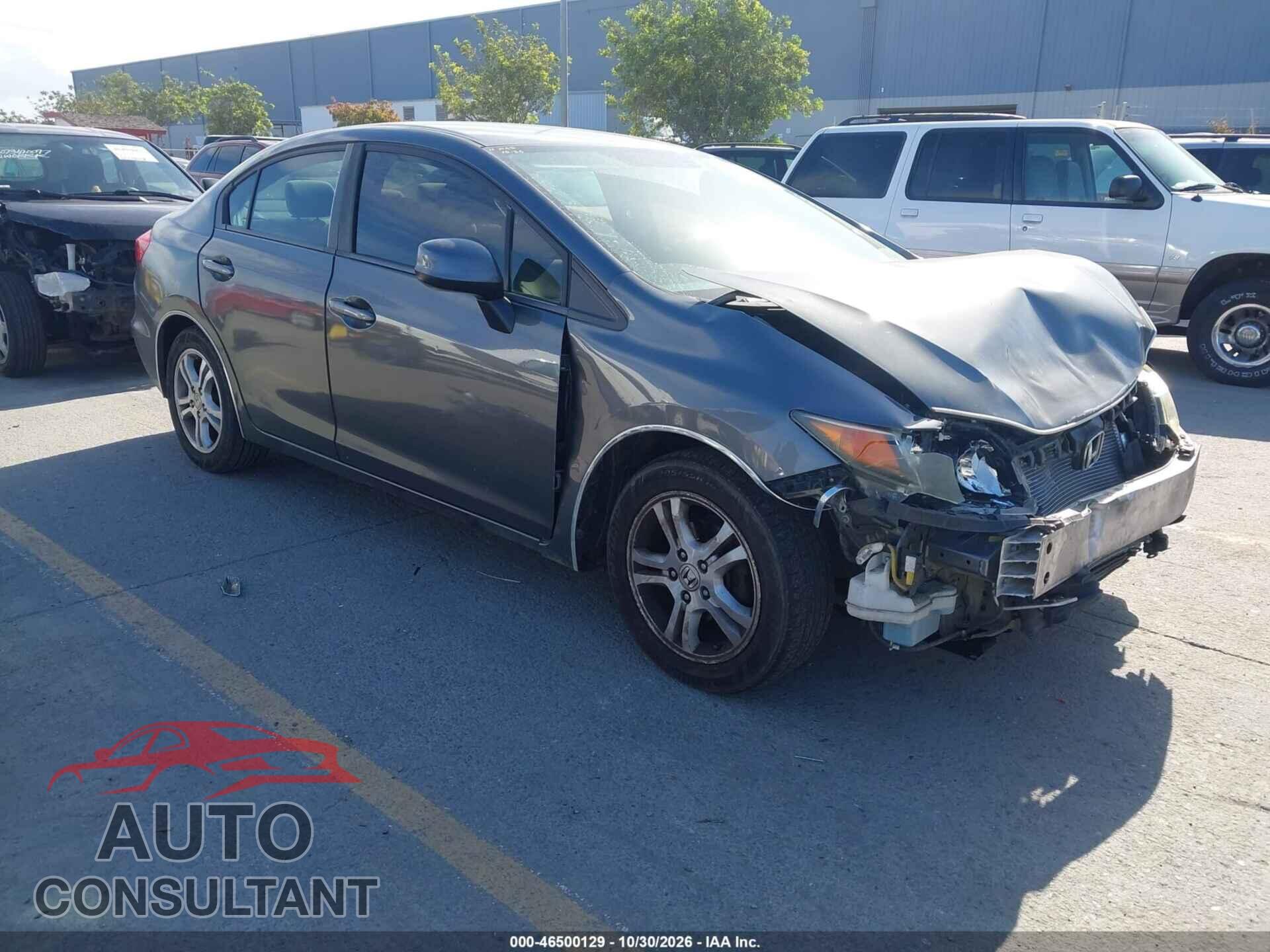 HONDA CIVIC 2012 - 19XFB2F54CE336880