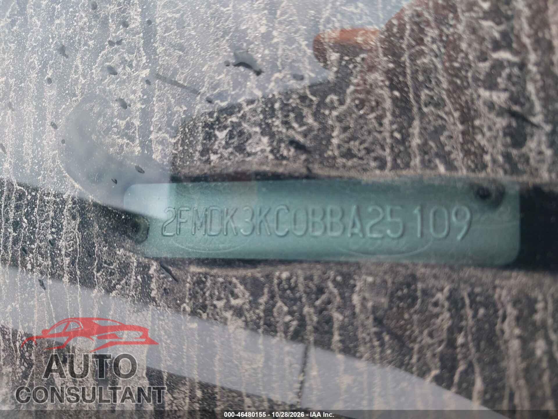 FORD EDGE 2011 - 2FMDK3KC0BBA25109