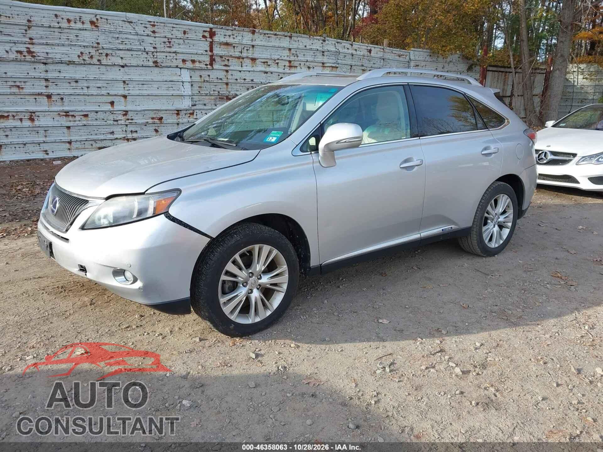 LEXUS RX 450H 2011 - JTJBC1BA3B2043957