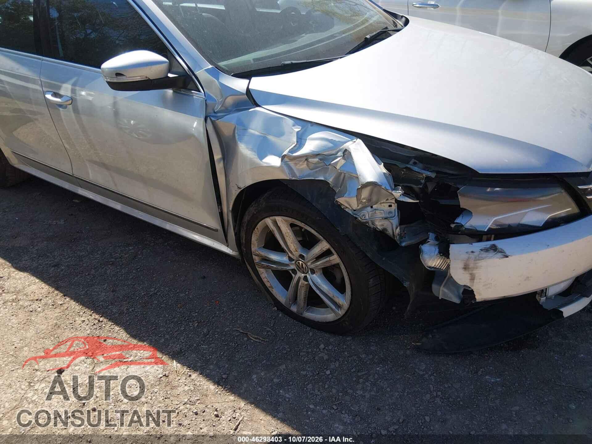 VOLKSWAGEN PASSAT 2014 - 1VWCN7A37EC056455