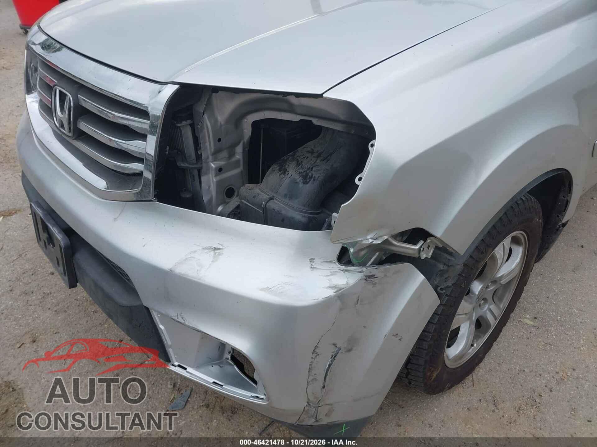 HONDA PILOT 2013 - 5FNYF4H55DB055480
