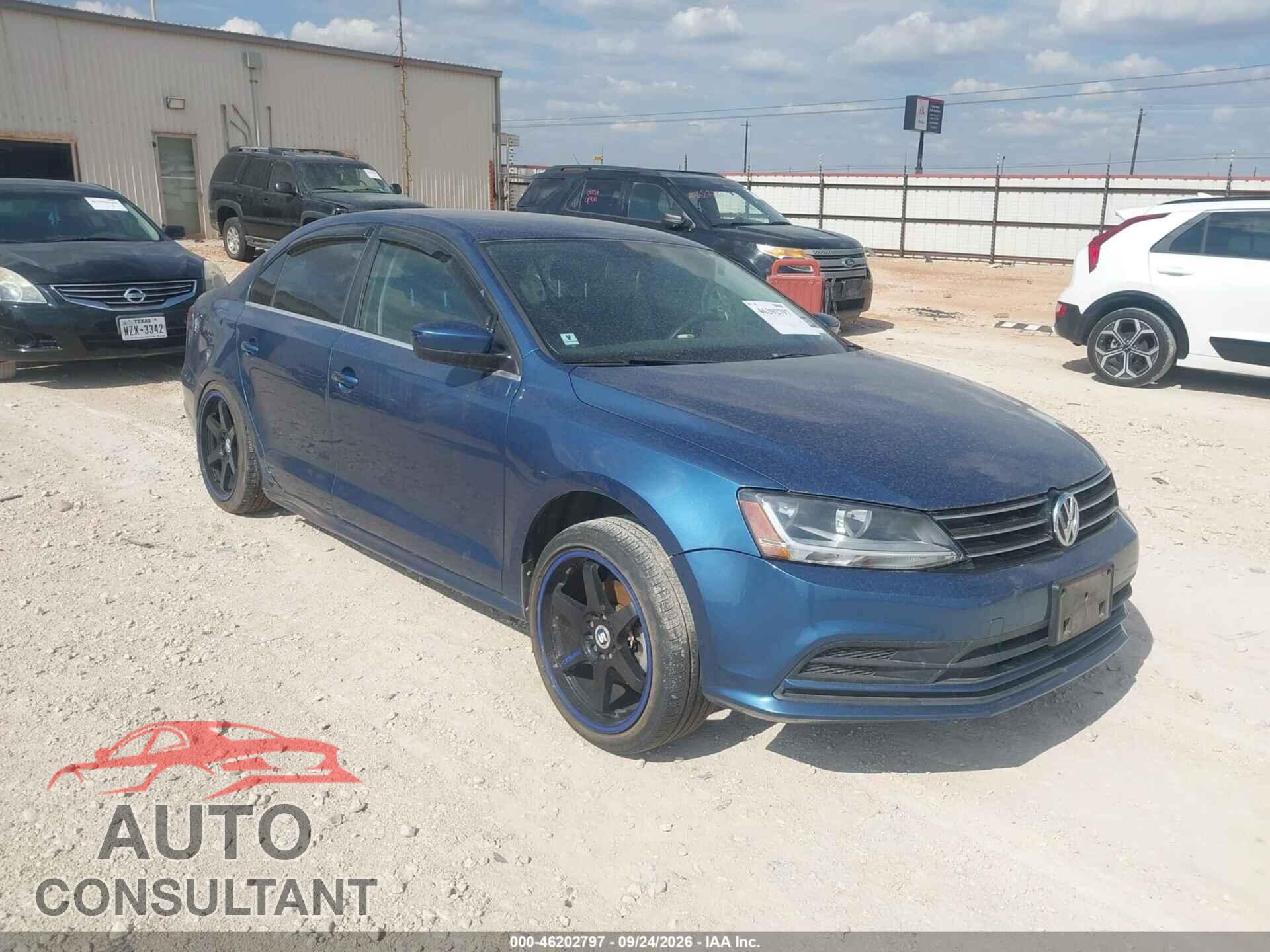 VOLKSWAGEN JETTA 2017 - 3VW2B7AJ2HM412400
