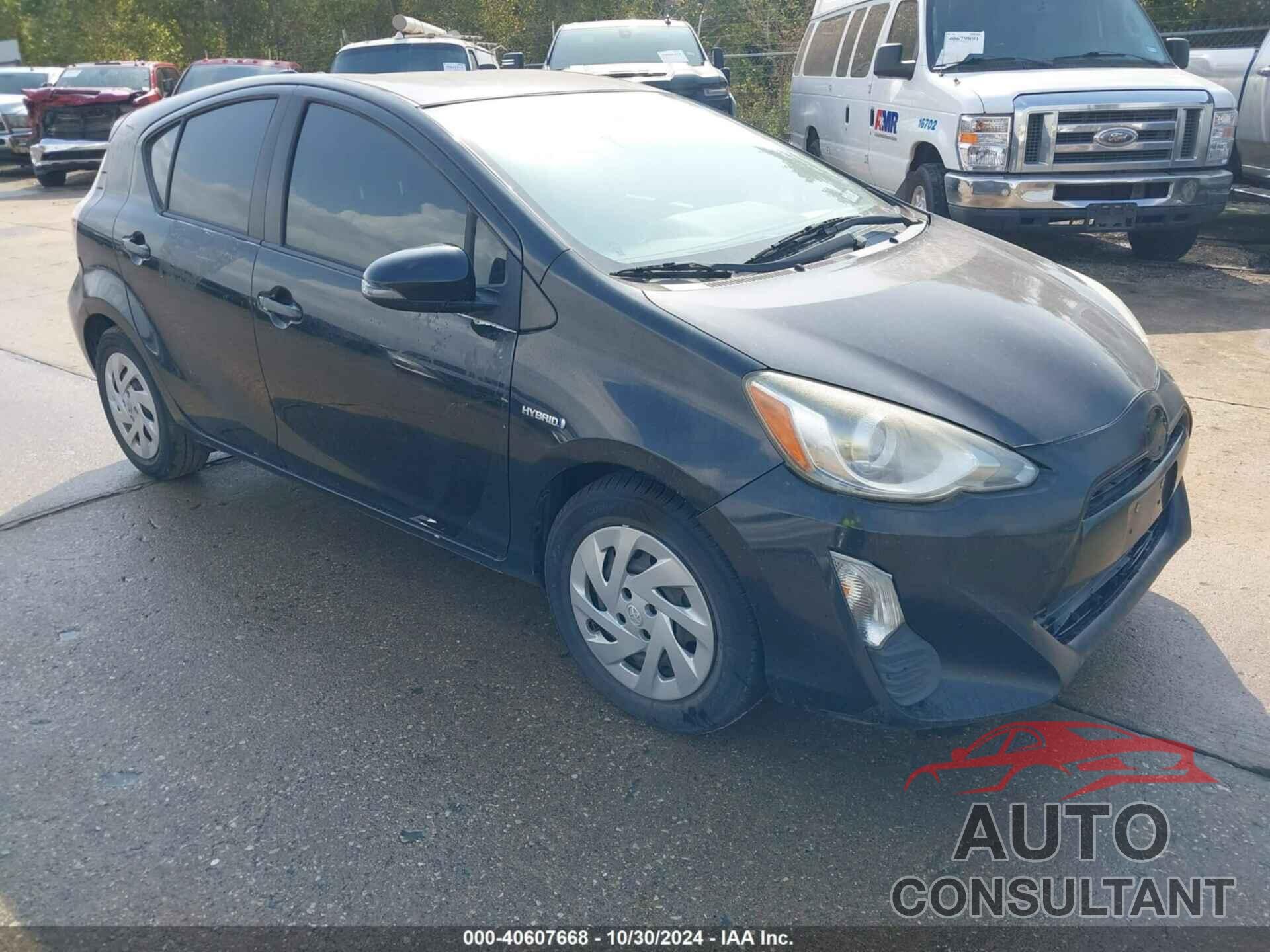 TOYOTA PRIUS C 2016 - JTDKDTB30G1123002