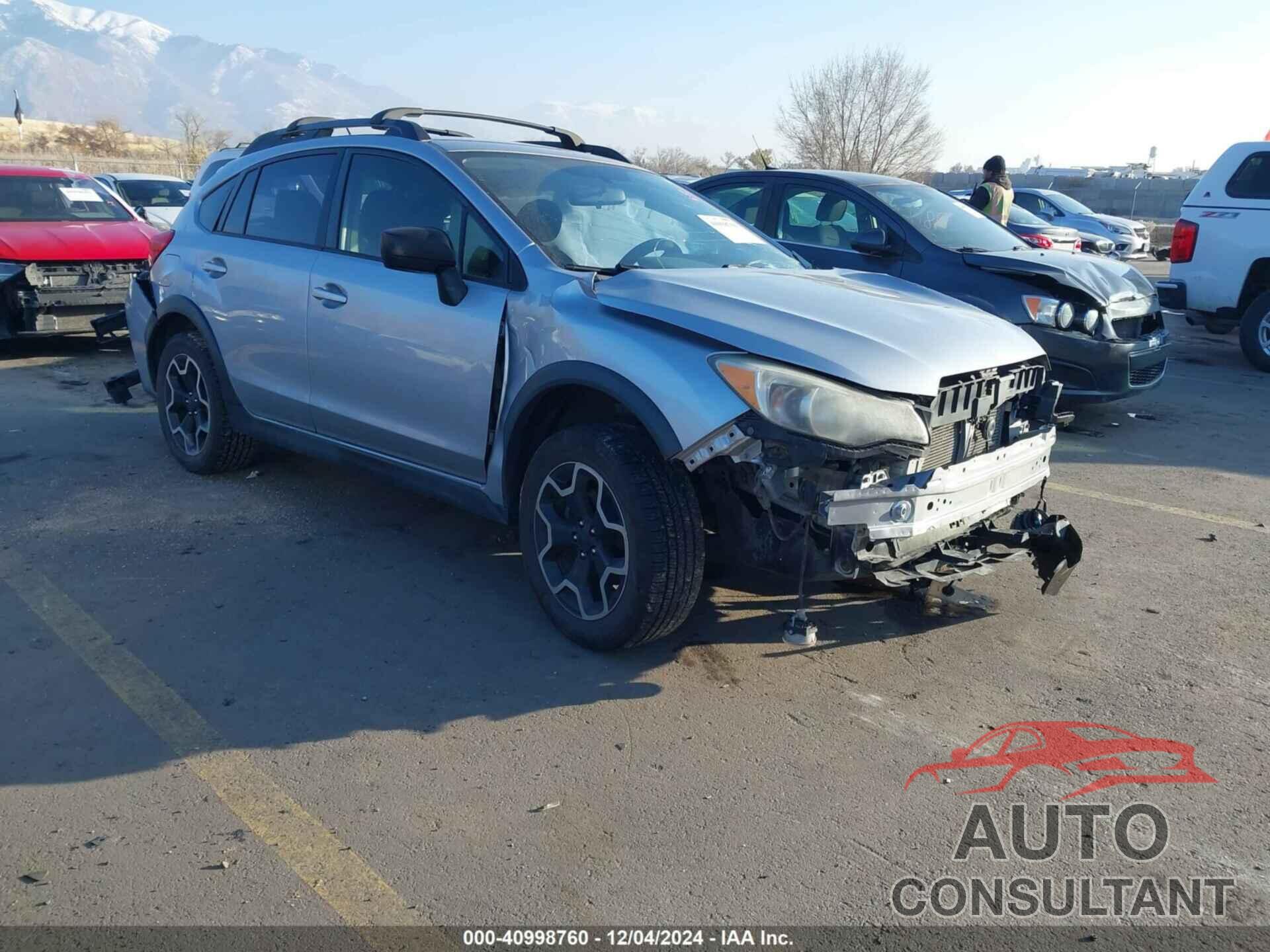 SUBARU XV CROSSTREK 2015 - JF2GPAAC3F9225446