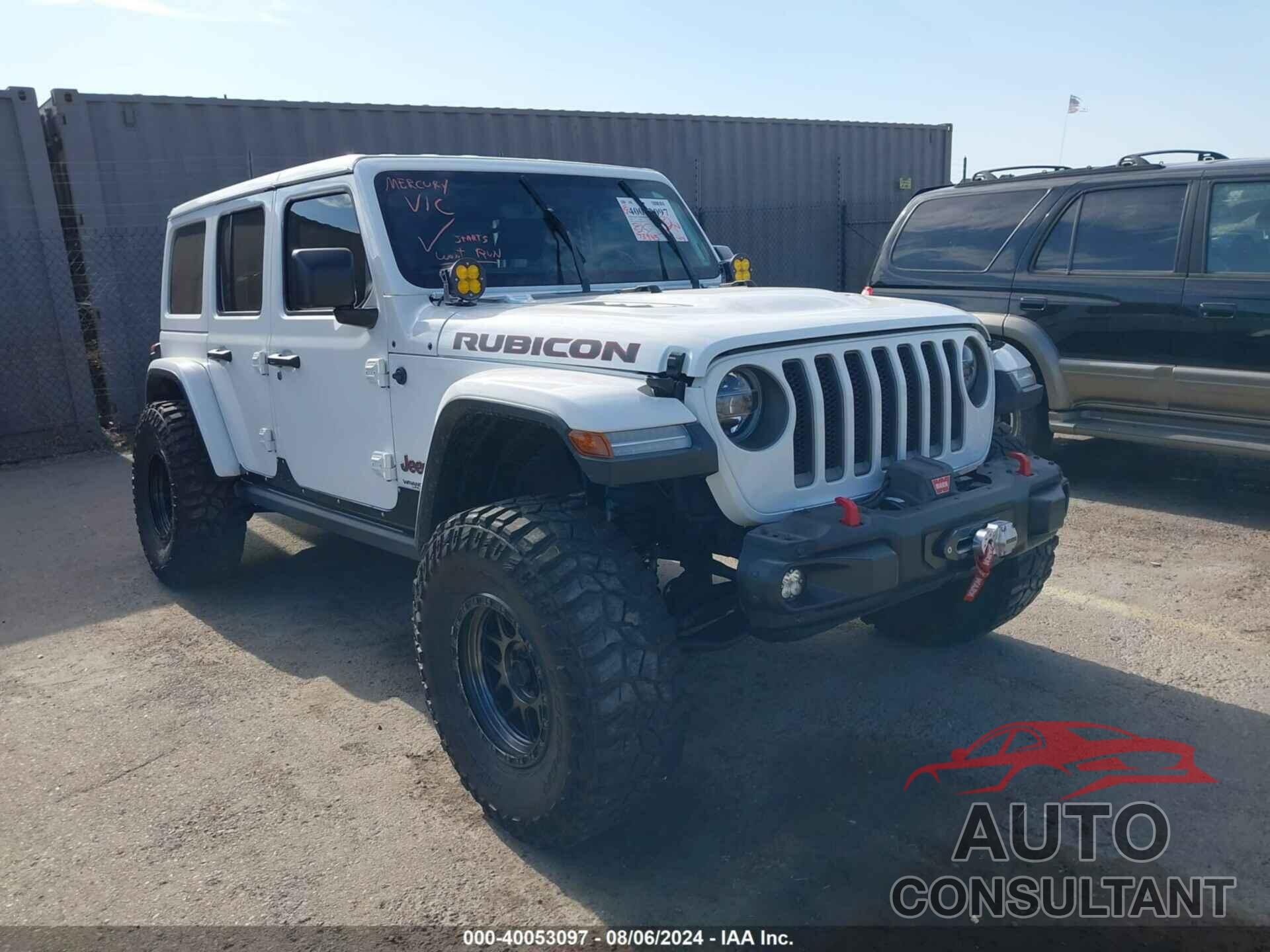 JEEP WRANGLER UNLIMITED 2018 - 1C4HJXFG6JW258308