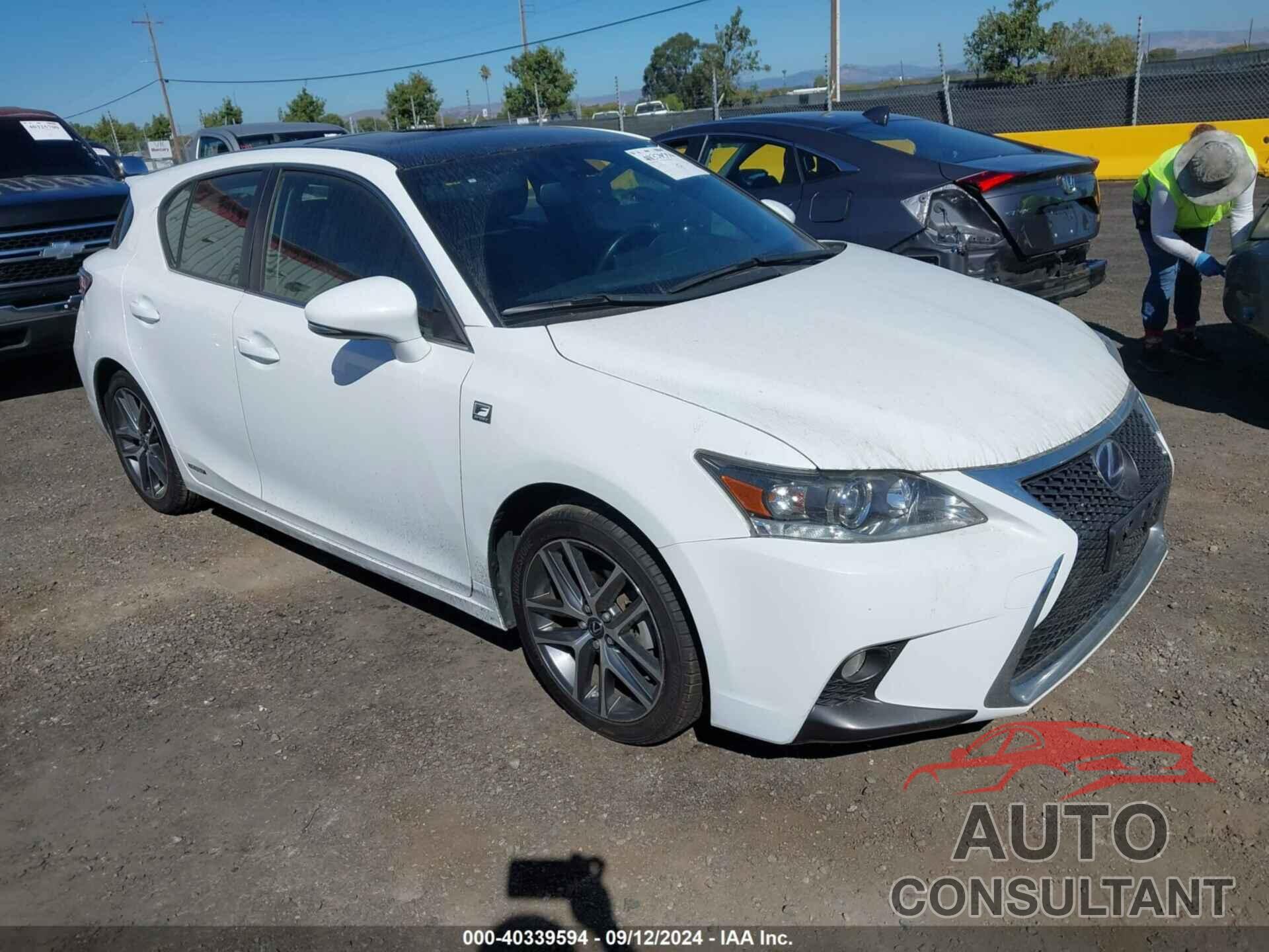 LEXUS CT 200H 2017 - JTHKD5BH8H2289186